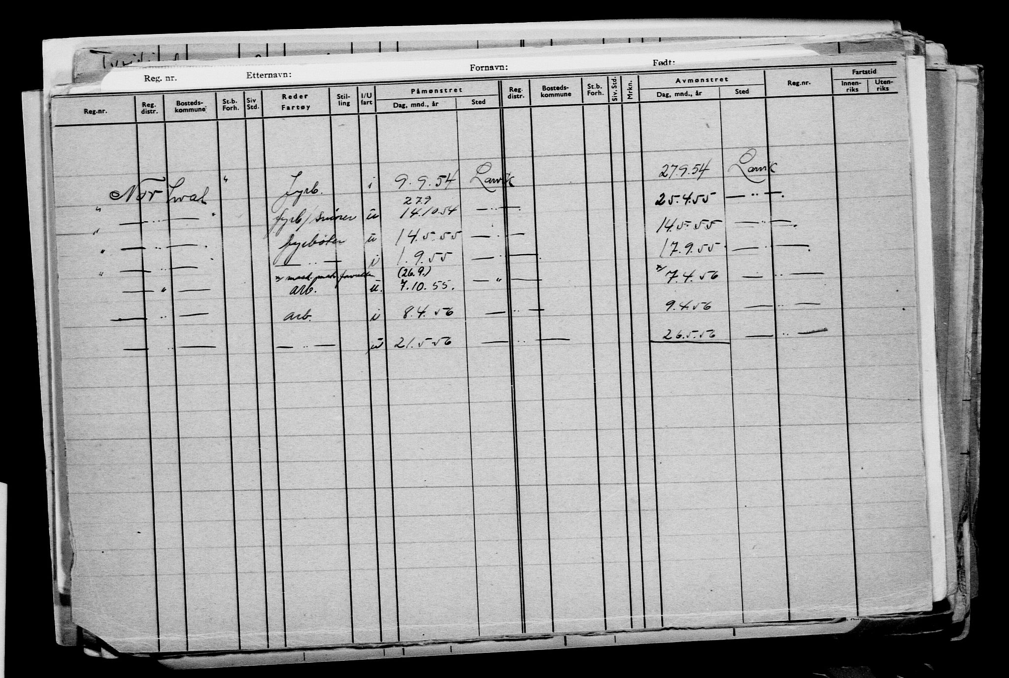 Direktoratet for sjømenn, AV/RA-S-3545/G/Gb/L0075: Hovedkort, 1908, p. 345