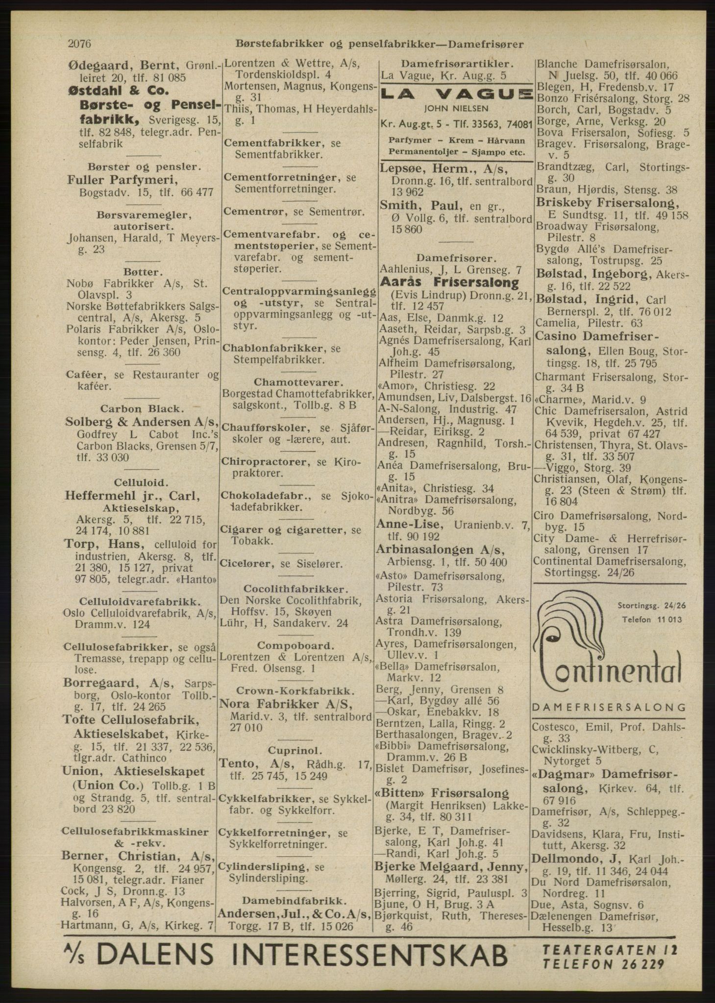 Kristiania/Oslo adressebok, PUBL/-, 1946, p. 2076