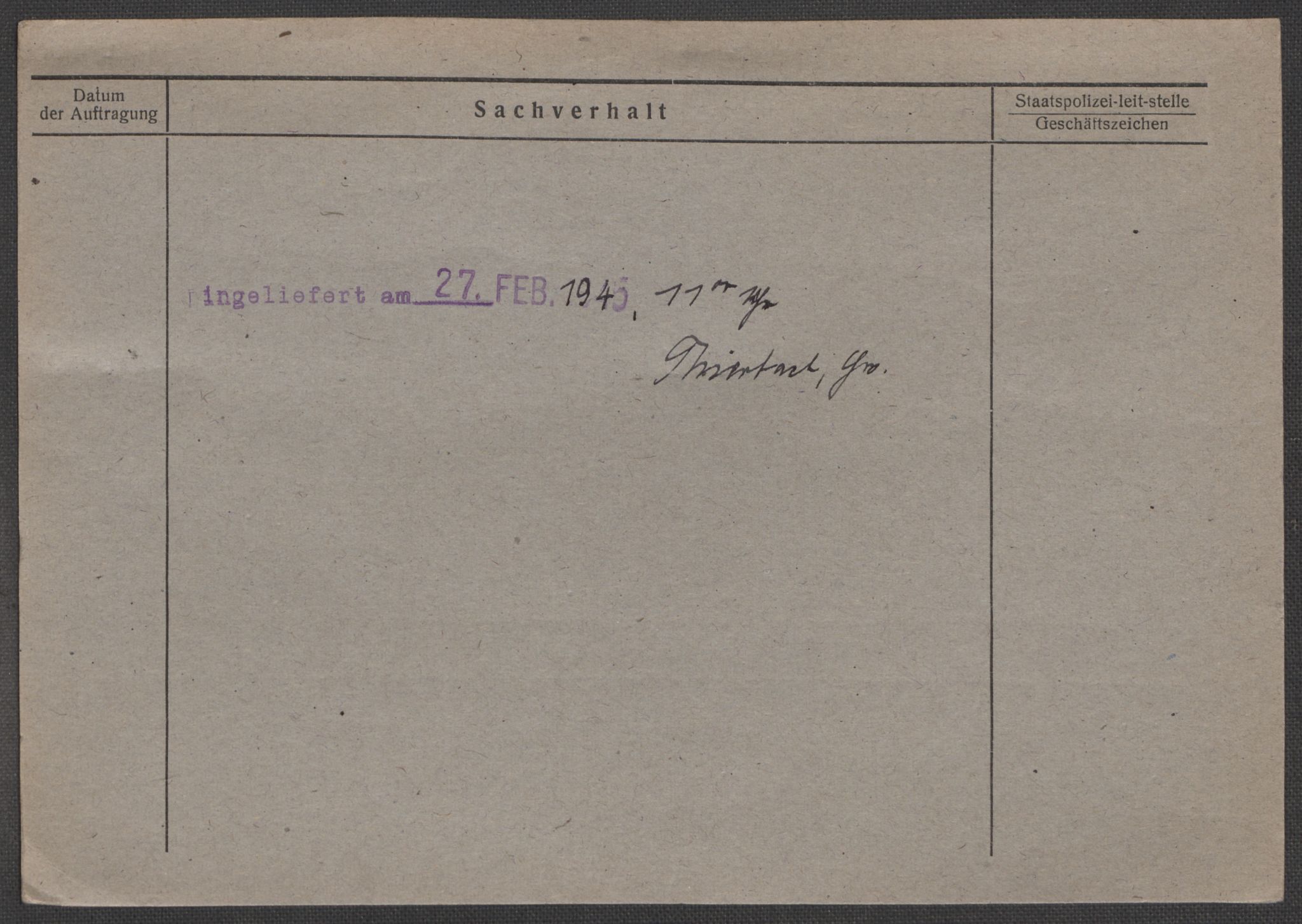 Befehlshaber der Sicherheitspolizei und des SD, RA/RAFA-5969/E/Ea/Eaa/L0007: Register over norske fanger i Møllergata 19: Lundb-N, 1940-1945, p. 1611