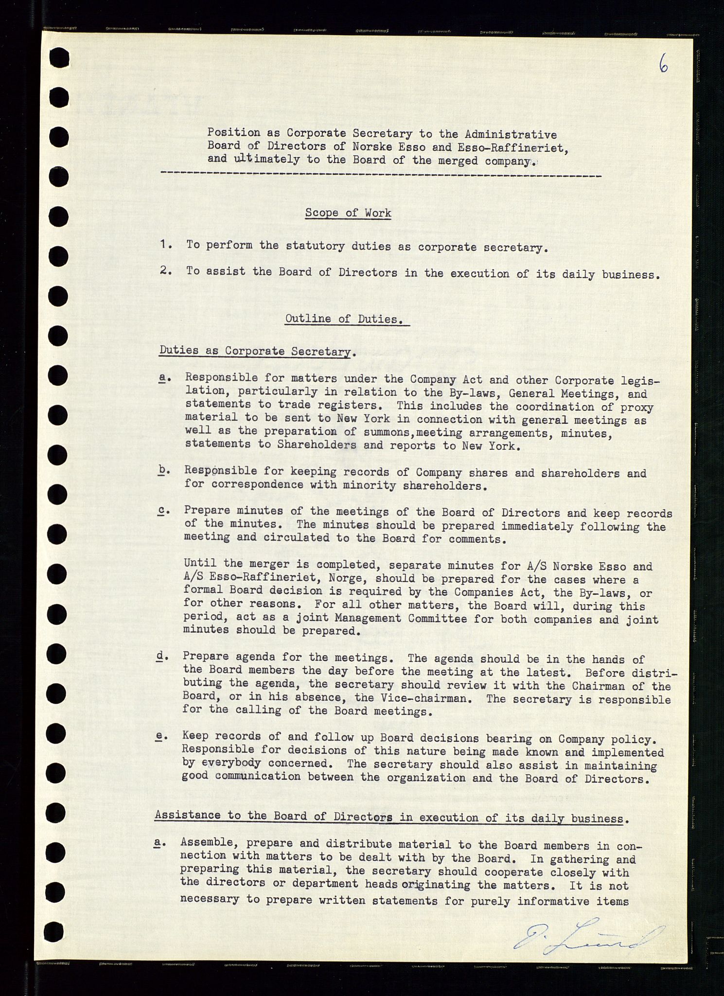 Pa 0982 - Esso Norge A/S, AV/SAST-A-100448/A/Aa/L0001/0002: Den administrerende direksjon Board minutes (styrereferater) / Den administrerende direksjon Board minutes (styrereferater), 1960-1961, p. 160