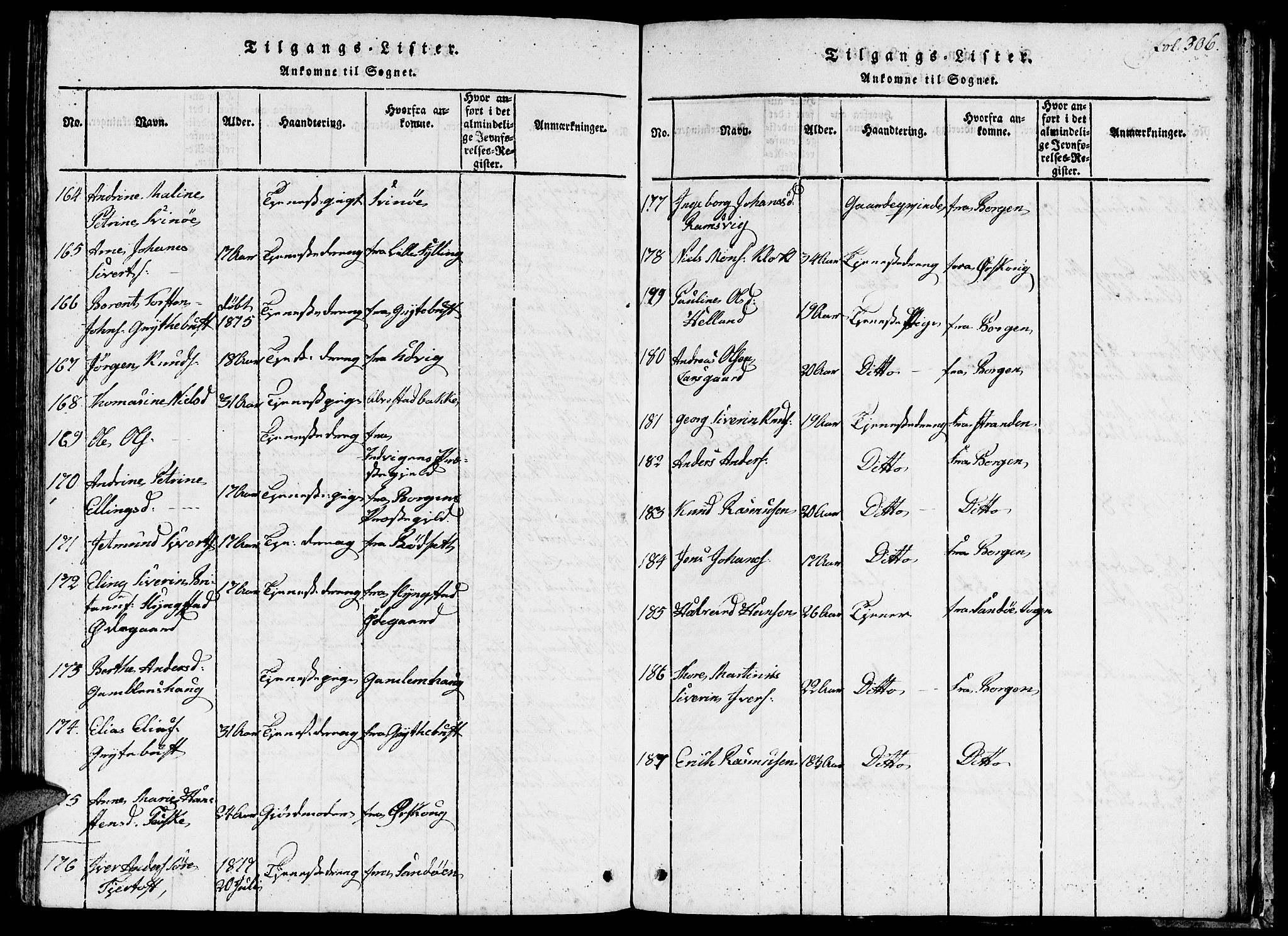 Ministerialprotokoller, klokkerbøker og fødselsregistre - Møre og Romsdal, AV/SAT-A-1454/536/L0506: Parish register (copy) no. 536C01, 1818-1859, p. 306