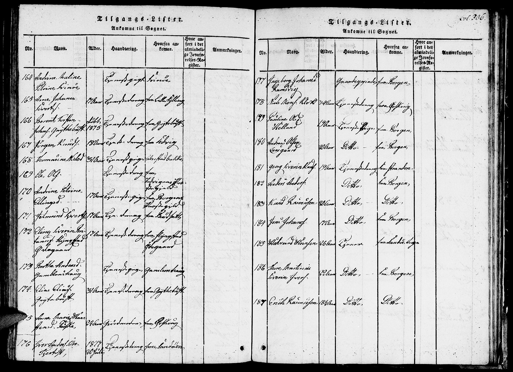 Ministerialprotokoller, klokkerbøker og fødselsregistre - Møre og Romsdal, SAT/A-1454/536/L0506: Parish register (copy) no. 536C01, 1818-1859, p. 306