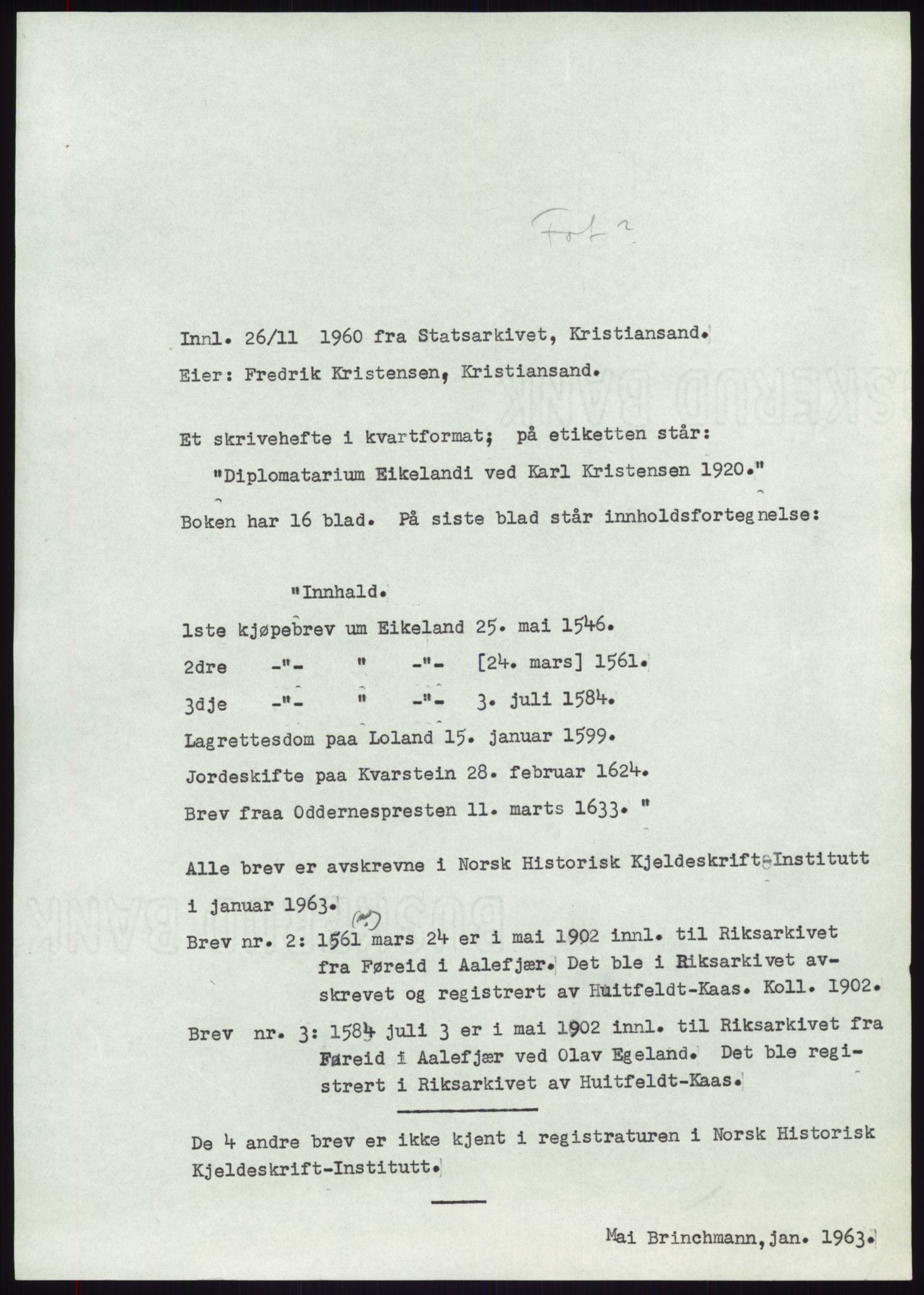 Samlinger til kildeutgivelse, Diplomavskriftsamlingen, RA/EA-4053/H/Ha, p. 1829