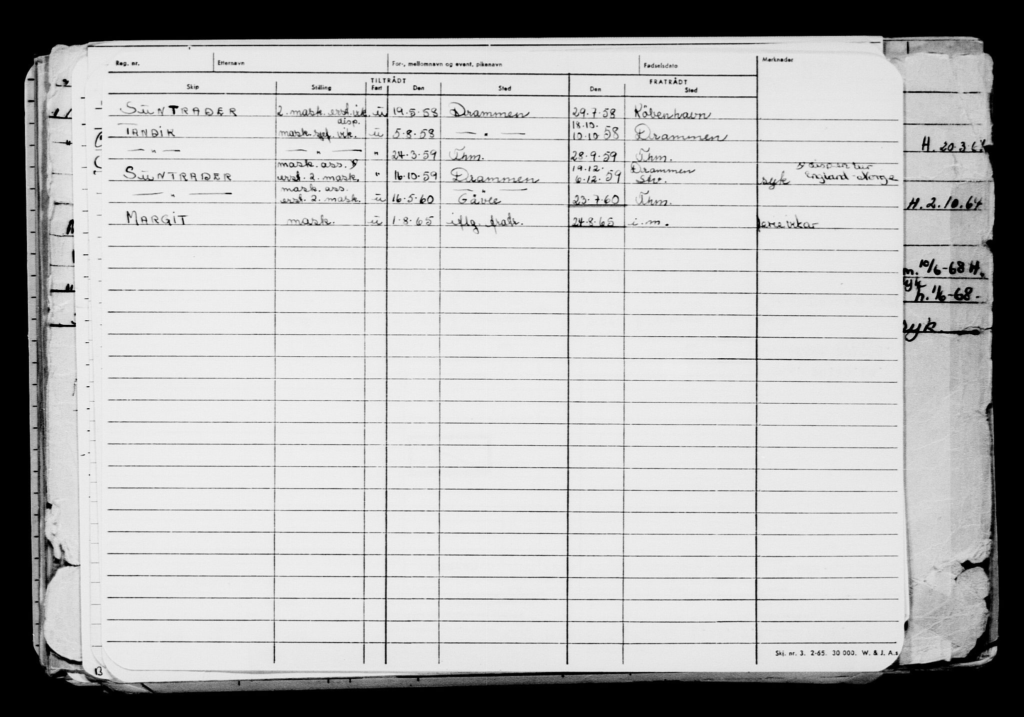 Direktoratet for sjømenn, AV/RA-S-3545/G/Gb/L0153: Hovedkort, 1917, p. 580