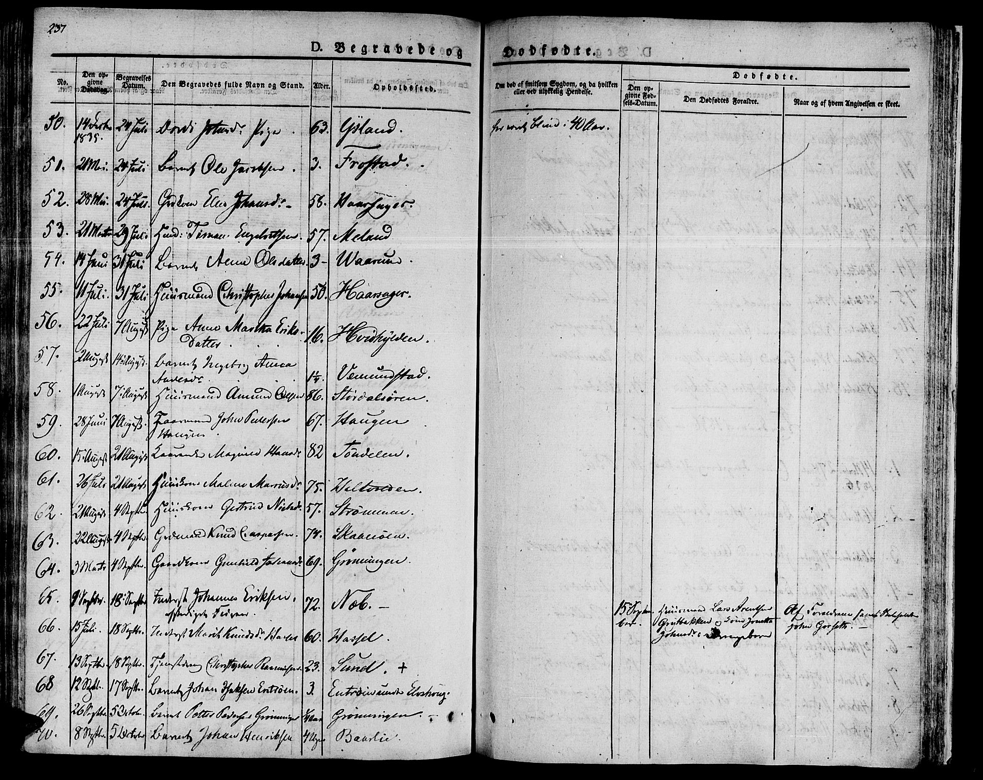 Ministerialprotokoller, klokkerbøker og fødselsregistre - Sør-Trøndelag, AV/SAT-A-1456/646/L0609: Parish register (official) no. 646A07, 1826-1838, p. 237