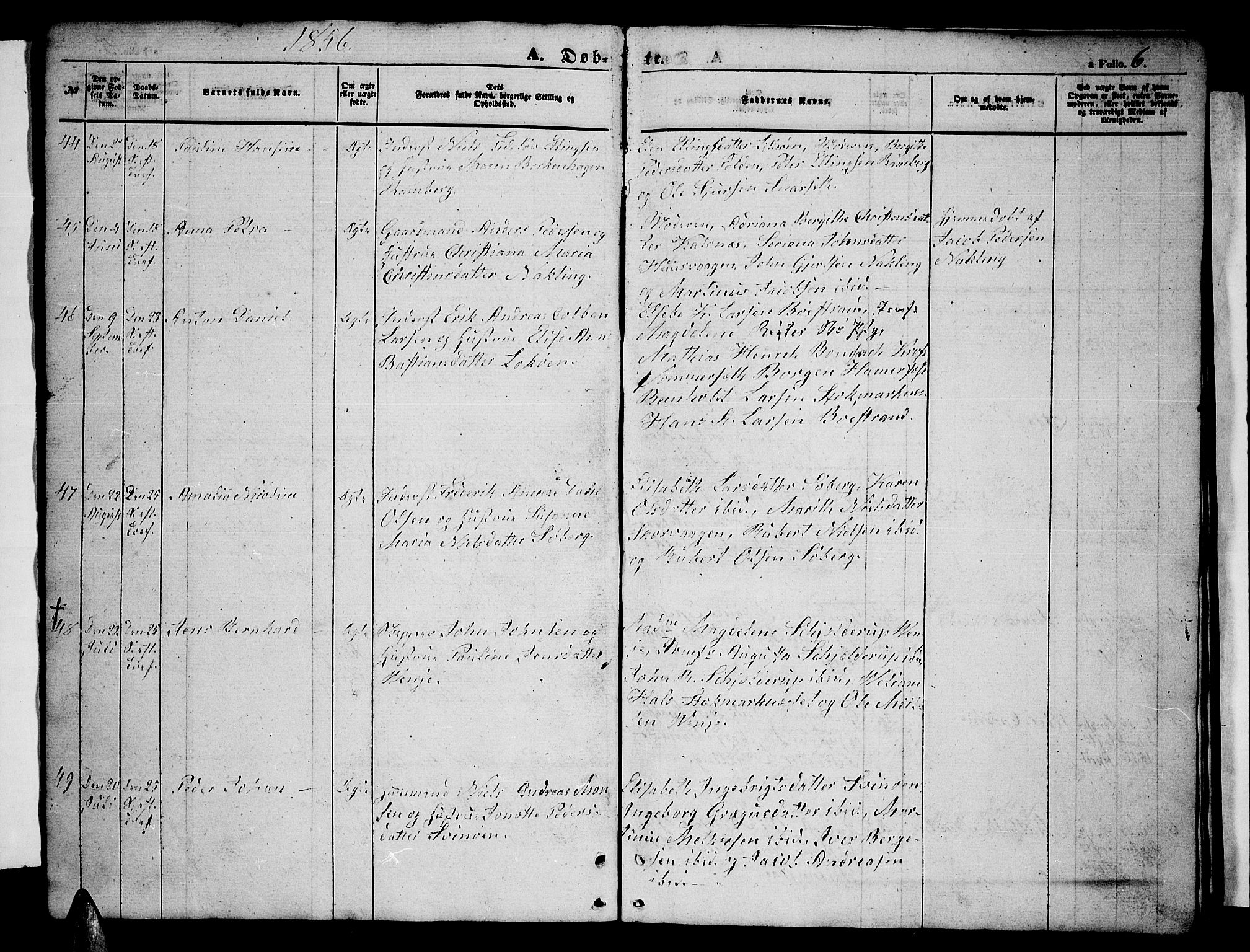 Ministerialprotokoller, klokkerbøker og fødselsregistre - Nordland, AV/SAT-A-1459/891/L1313: Parish register (copy) no. 891C02, 1856-1870, p. 6