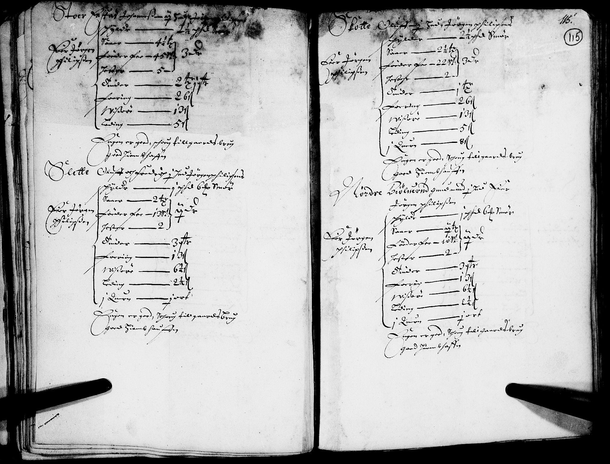 Rentekammeret inntil 1814, Realistisk ordnet avdeling, AV/RA-EA-4070/N/Nb/Nba/L0014: Gudbrandsdalen fogderi, 1. del, 1668, p. 114b-115a