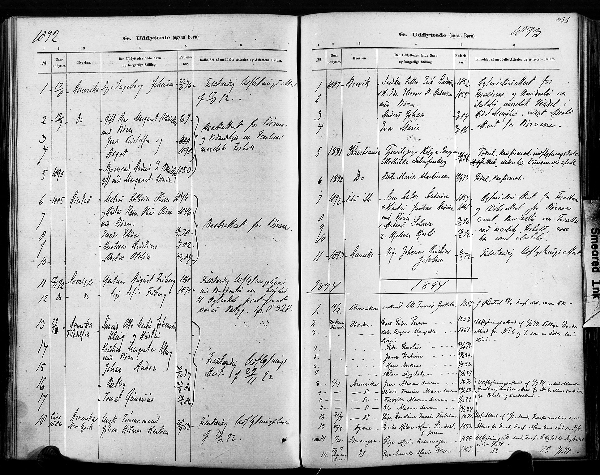 Hisøy sokneprestkontor, AV/SAK-1111-0020/F/Fa/L0003: Parish register (official) no. A 3, 1881-1894, p. 356