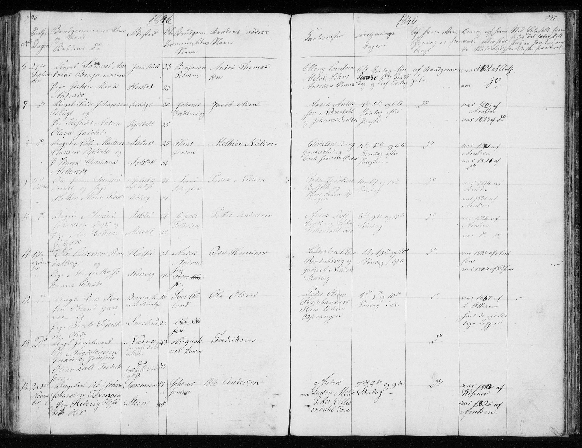 Ministerialprotokoller, klokkerbøker og fødselsregistre - Nordland, SAT/A-1459/843/L0632: Parish register (copy) no. 843C01, 1833-1853, p. 296-297