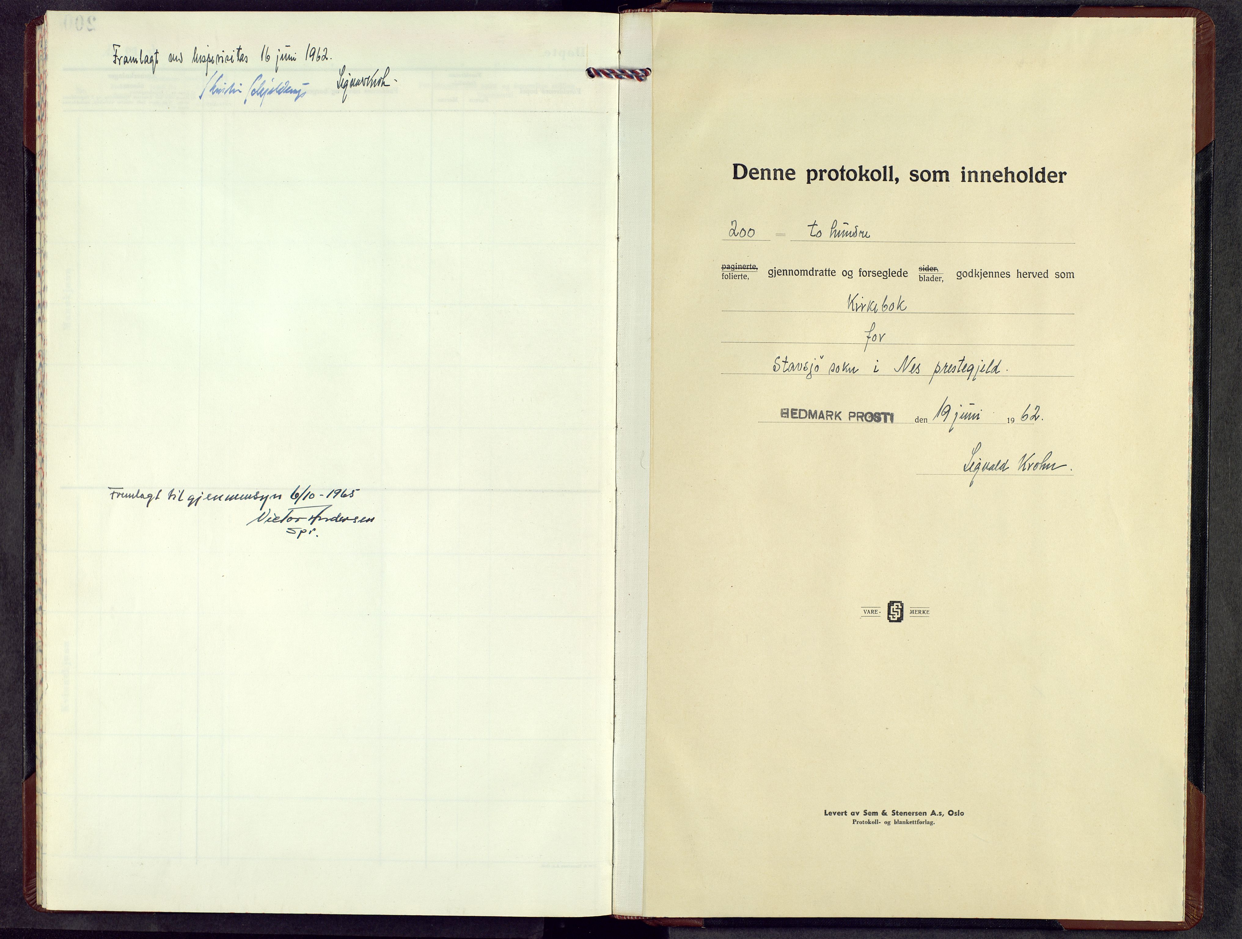 Nes prestekontor, Hedmark, AV/SAH-PREST-020/L/La/L0015: Parish register (copy) no. 15, 1959-1968