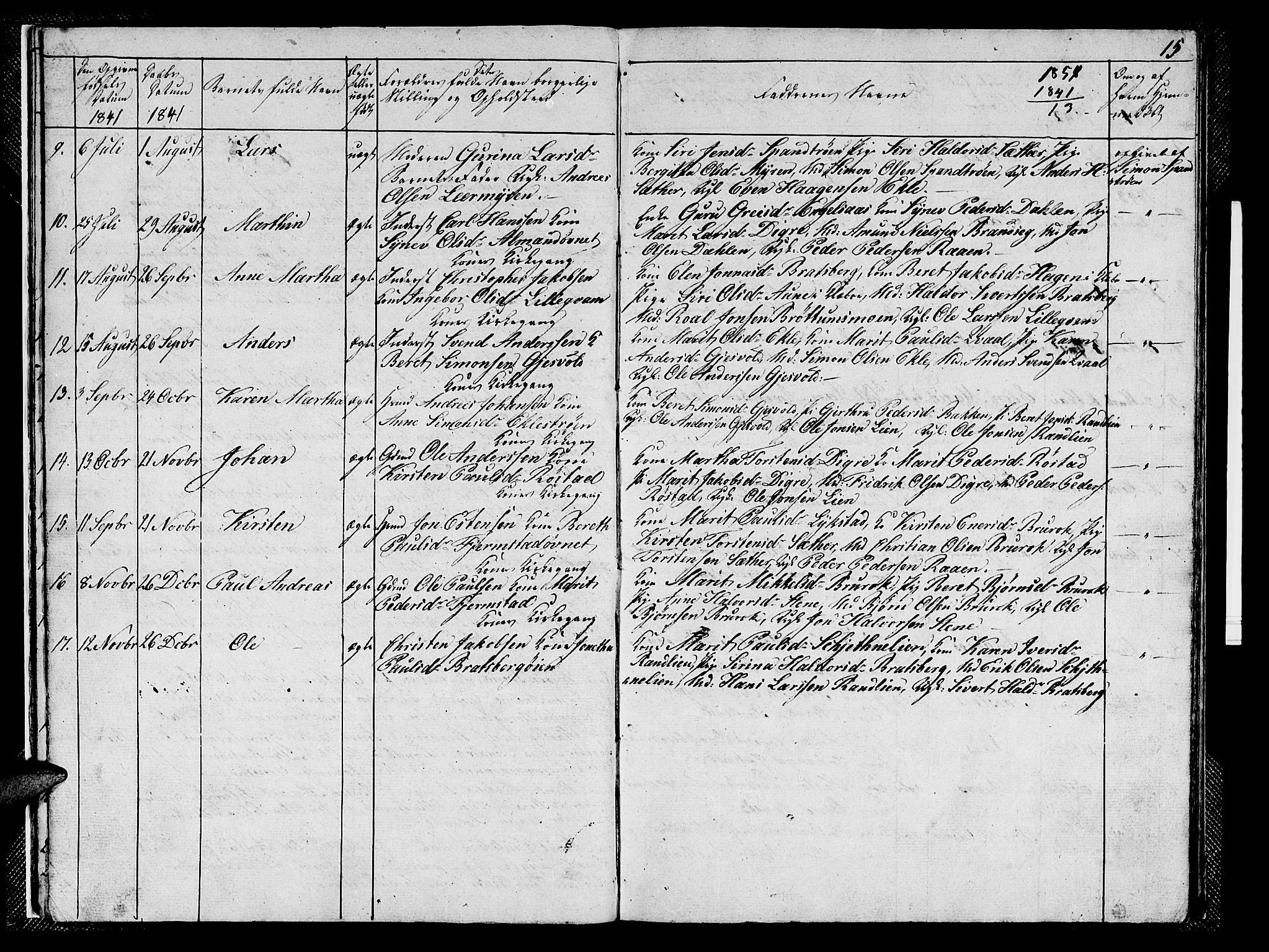 Ministerialprotokoller, klokkerbøker og fødselsregistre - Sør-Trøndelag, SAT/A-1456/608/L0338: Parish register (copy) no. 608C04, 1831-1843, p. 15