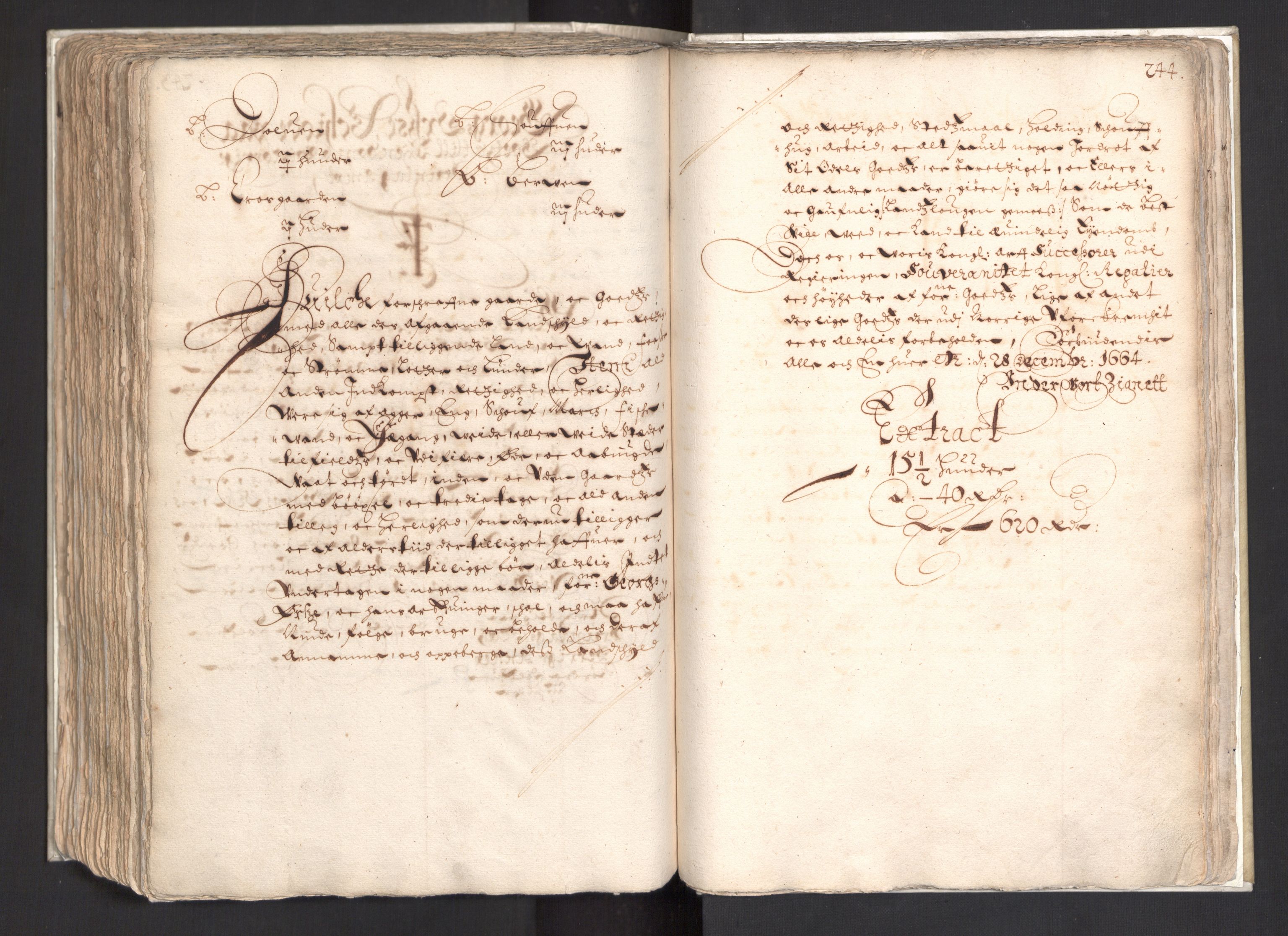 Rentekammeret, Kammerkanselliet, RA/EA-3111/G/Gg/Ggj/Ggja/L0003: Skjøtebok Oa (13), 1661-1669, p. 248