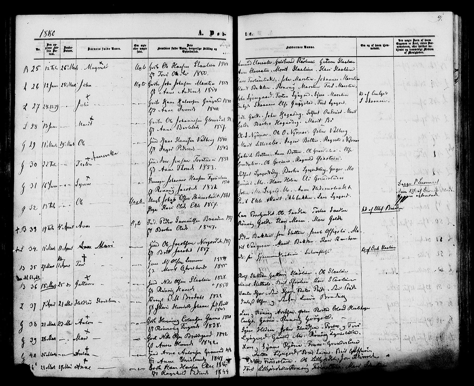 Lom prestekontor, AV/SAH-PREST-070/K/L0007: Parish register (official) no. 7, 1863-1884, p. 91