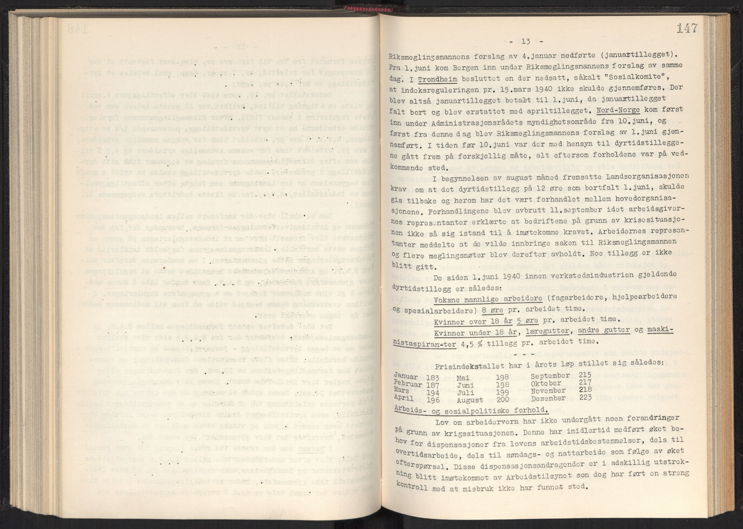 Teknologibedriftenes Landsforening TBL, AV/RA-PA-1700/A/Ad/L0006: Årsberetning med register, 1937-1943, p. 147