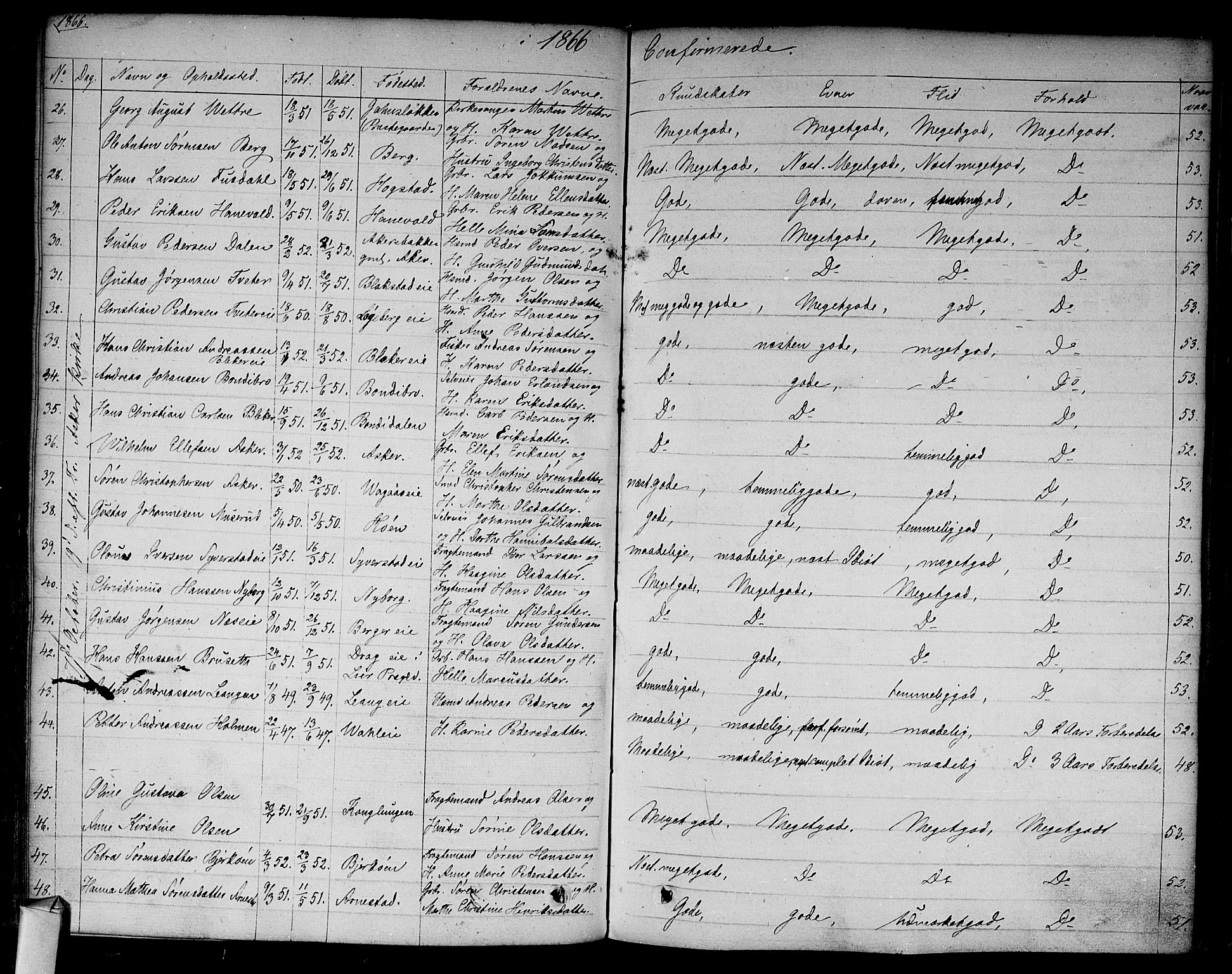 Asker prestekontor Kirkebøker, SAO/A-10256a/F/Fa/L0009: Parish register (official) no. I 9, 1825-1878, p. 239