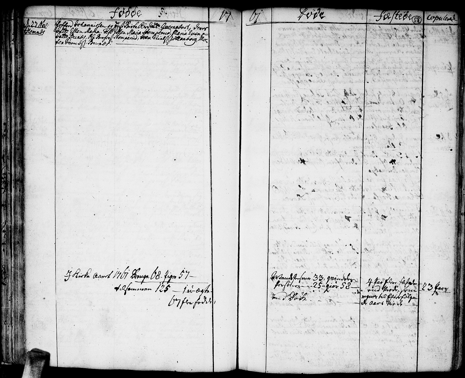 Høland prestekontor Kirkebøker, AV/SAO-A-10346a/F/Fa/L0004: Parish register (official) no. I 4, 1757-1780, p. 58