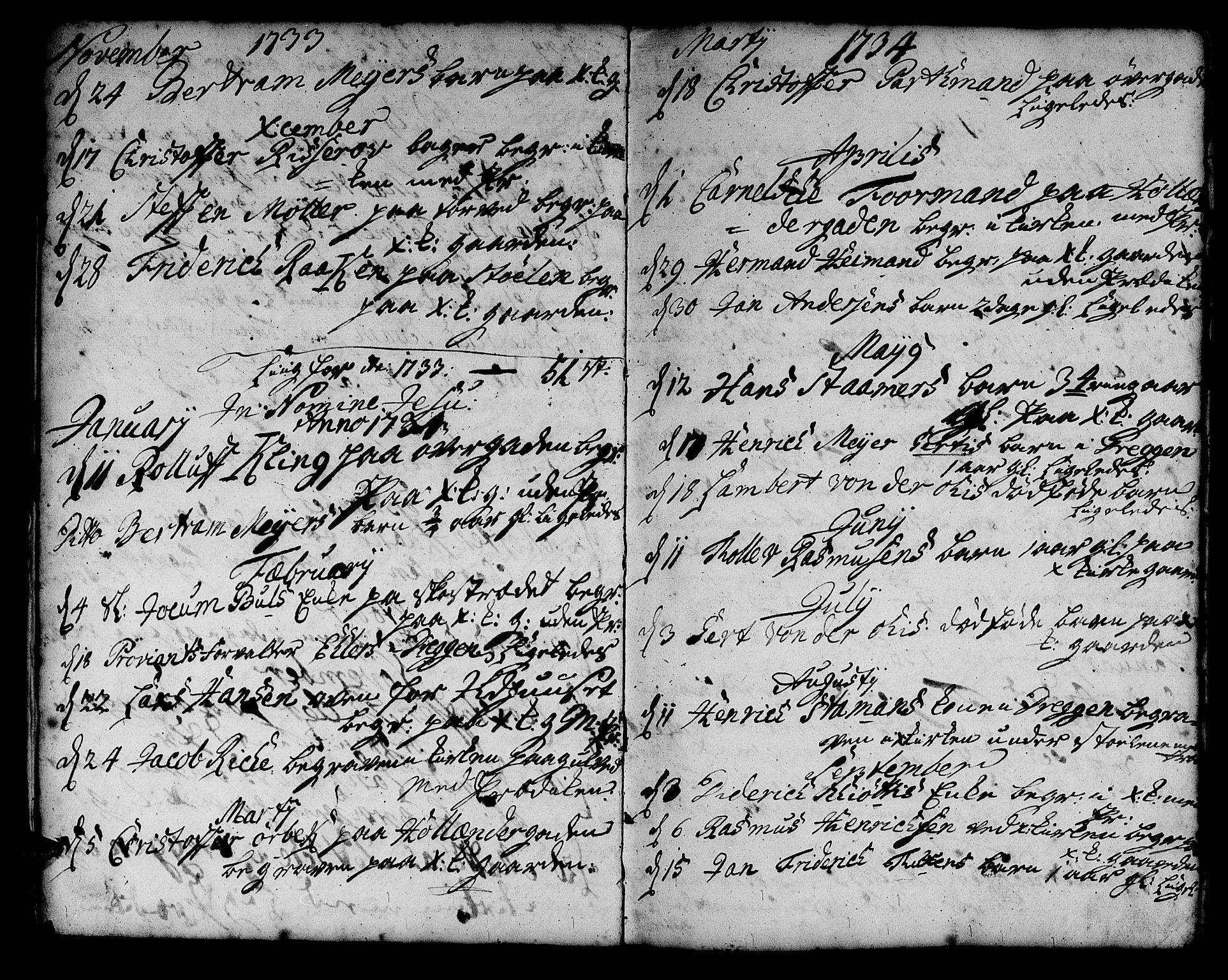 Korskirken sokneprestembete, SAB/A-76101/H/Haa/L0011: Parish register (official) no. A 11, 1731-1785, p. 193