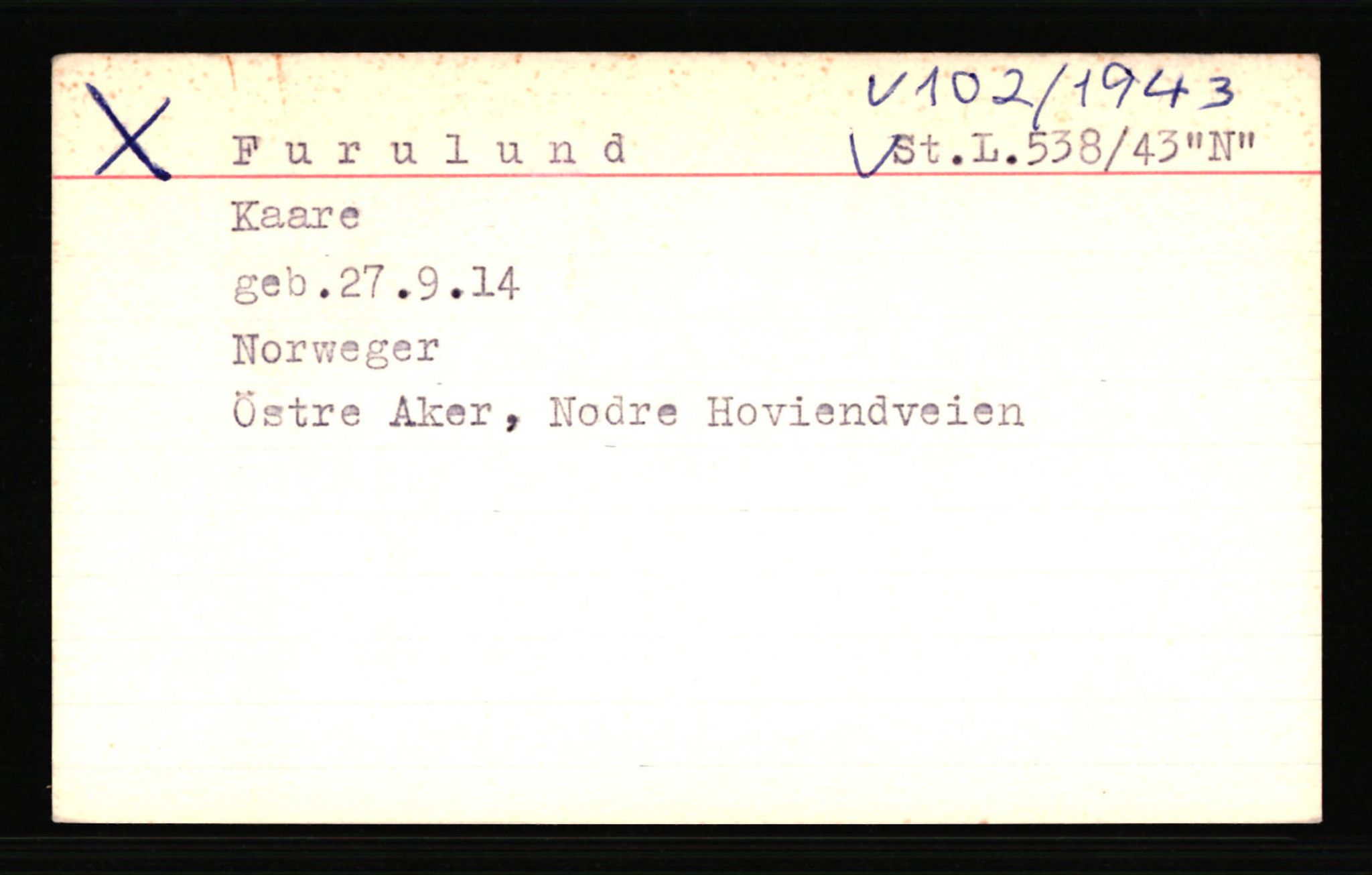 SS- und Polizeigericht Nord (IX), AV/RA-RAFA-3182/0001/C/Ca/L0002: kartotekkort for personer alfabetisk på etternavn: D-H, 1940-1945, p. 471