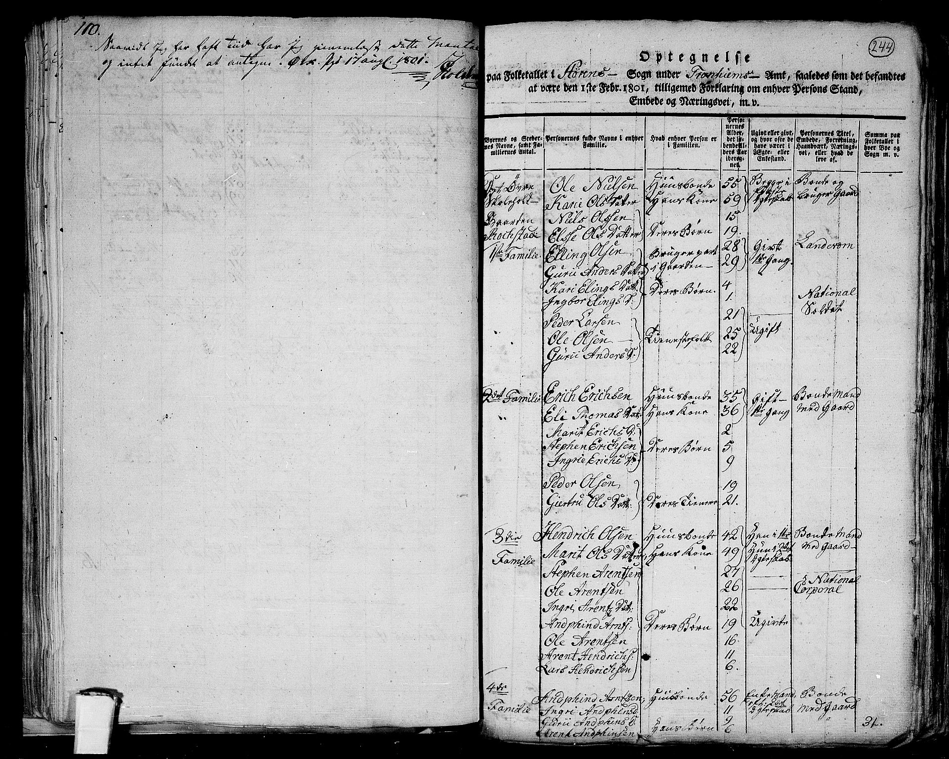 RA, 1801 census for 1648P Støren, 1801, p. 243b-244a