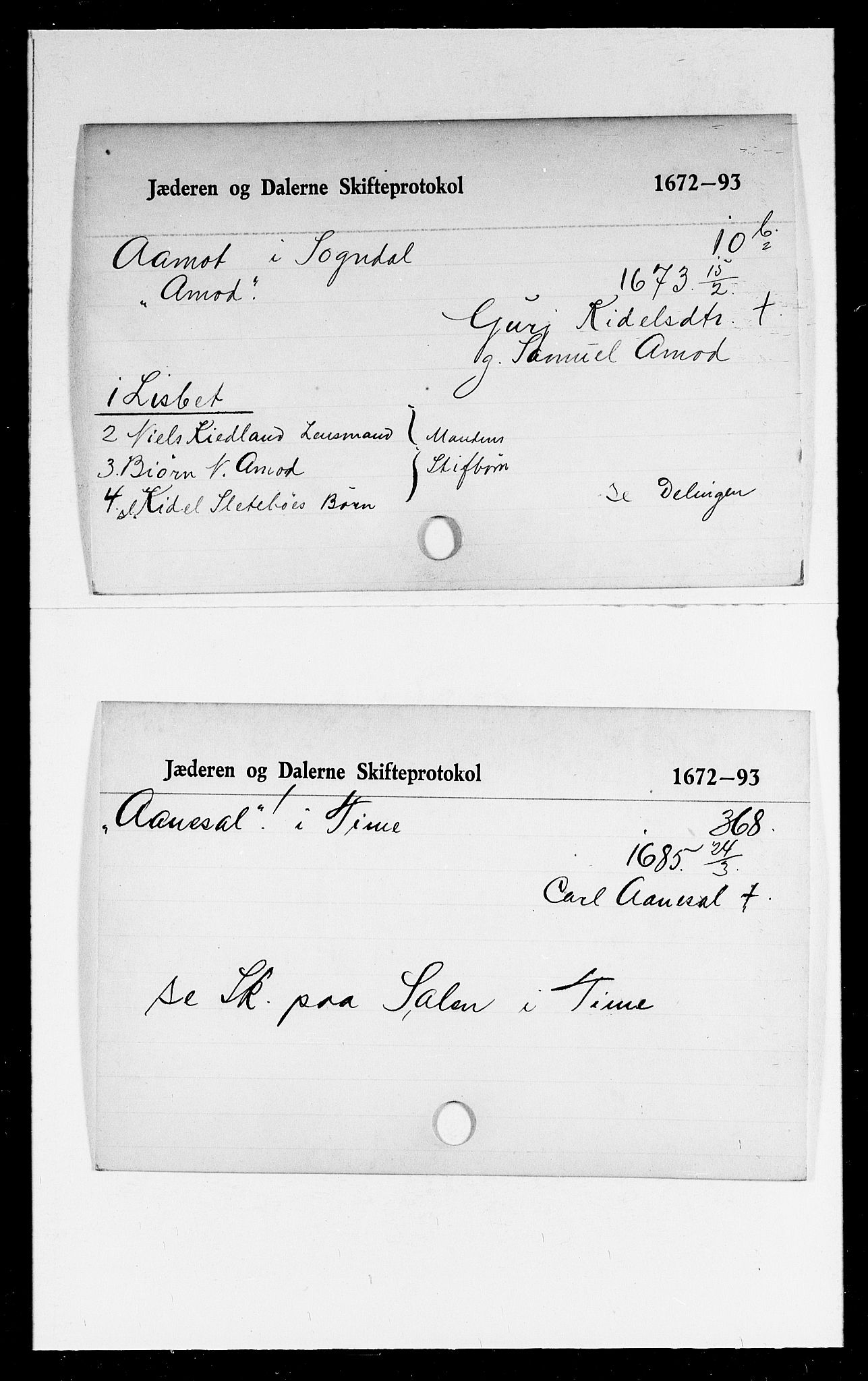 Jæren og Dalane sorenskriveri, AV/SAST-A-100306/5, 1672-1693, p. 9