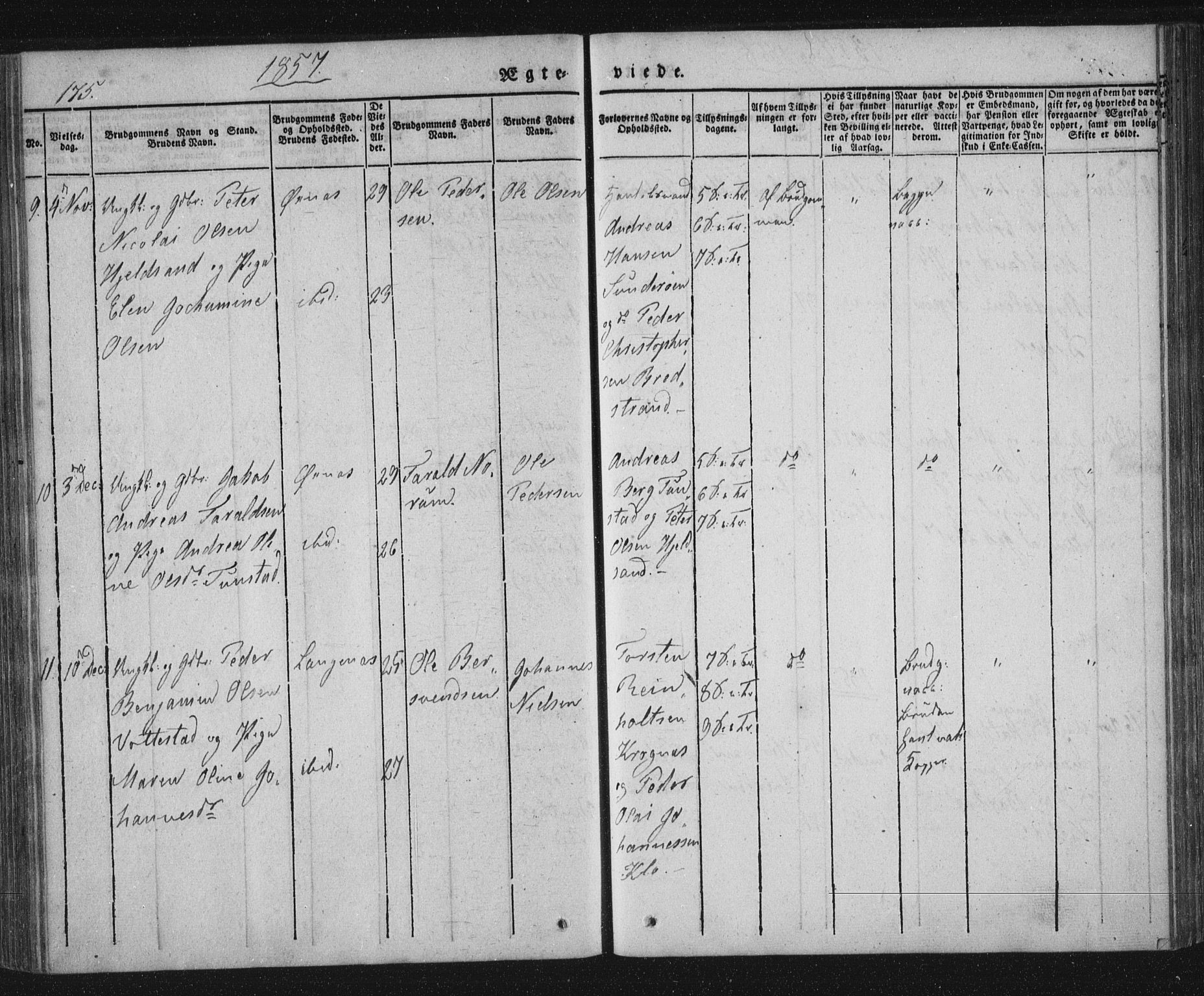 Ministerialprotokoller, klokkerbøker og fødselsregistre - Nordland, AV/SAT-A-1459/893/L1332: Parish register (official) no. 893A05, 1841-1858, p. 175