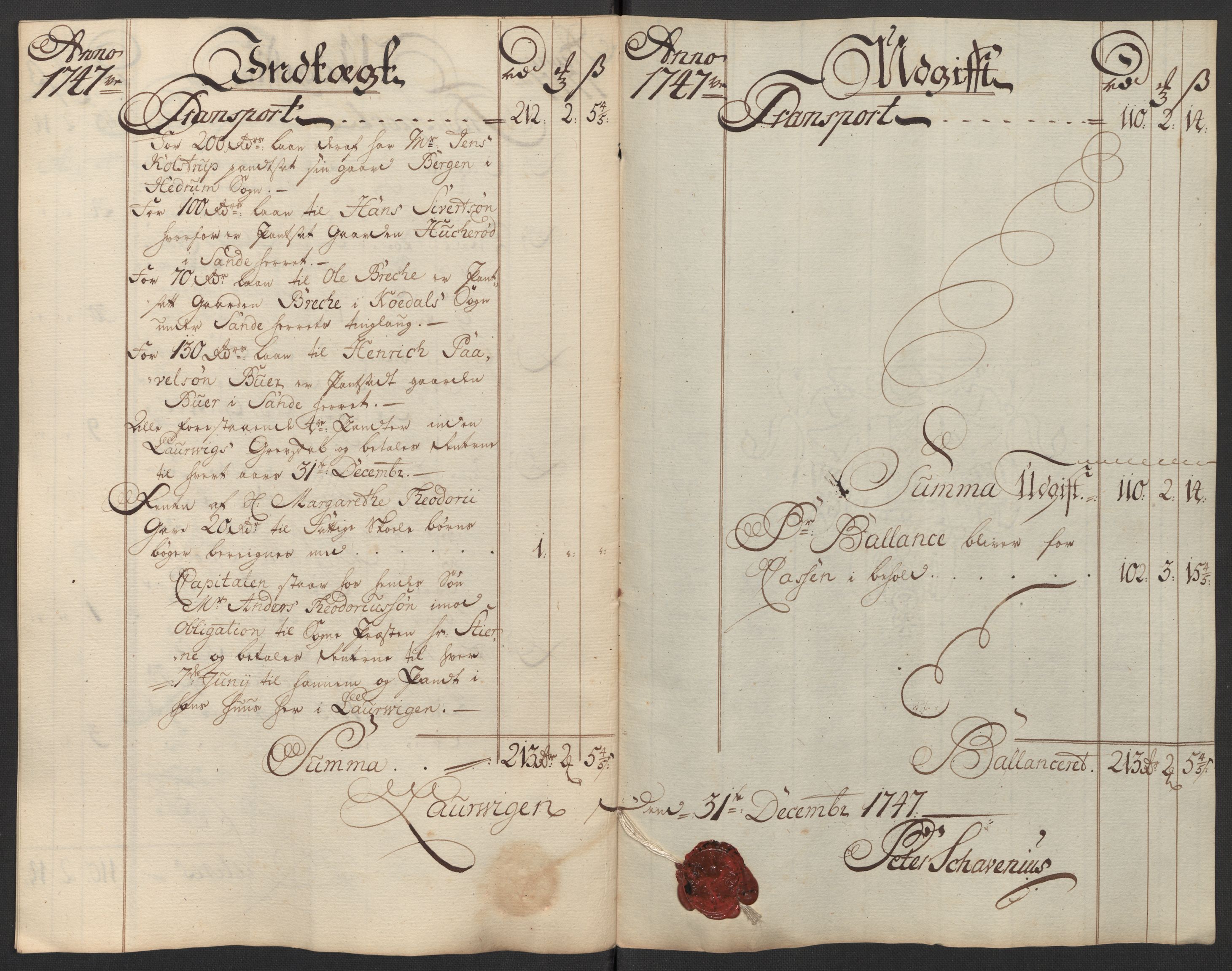 Kristiania tukthus, AV/SAO-A-10644/A/Ad/Adb/L0011: Innkomne skriv, rapporter og regnskap, 1742-1783, p. 50