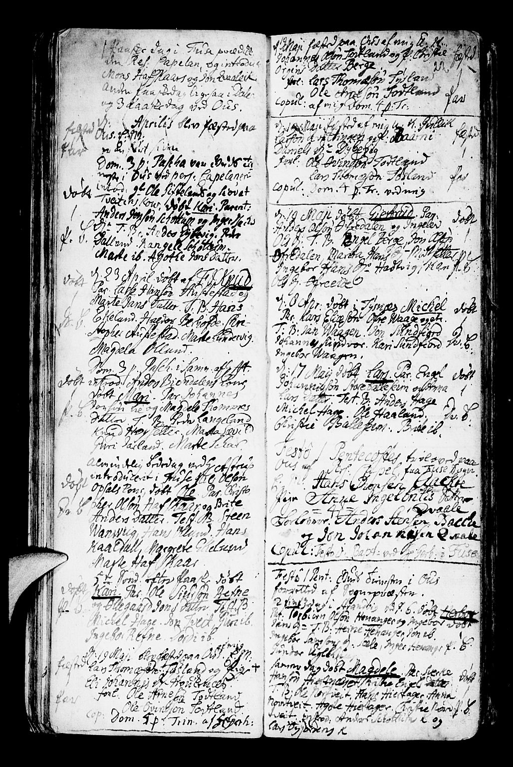 Os sokneprestembete, AV/SAB-A-99929: Parish register (official) no. A 9, 1766-1779, p. 22