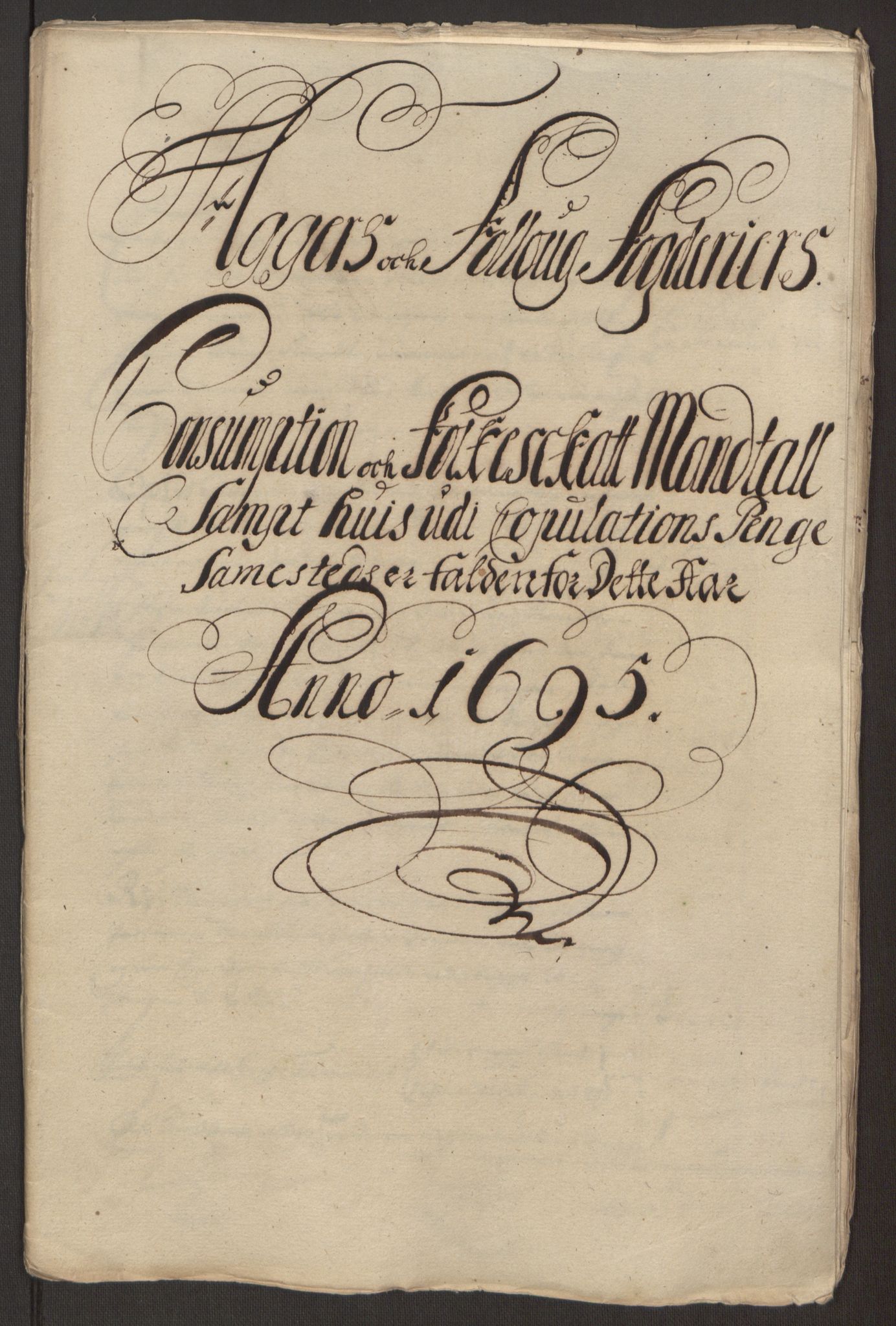 Rentekammeret inntil 1814, Reviderte regnskaper, Fogderegnskap, RA/EA-4092/R10/L0439: Fogderegnskap Aker og Follo, 1695, p. 190