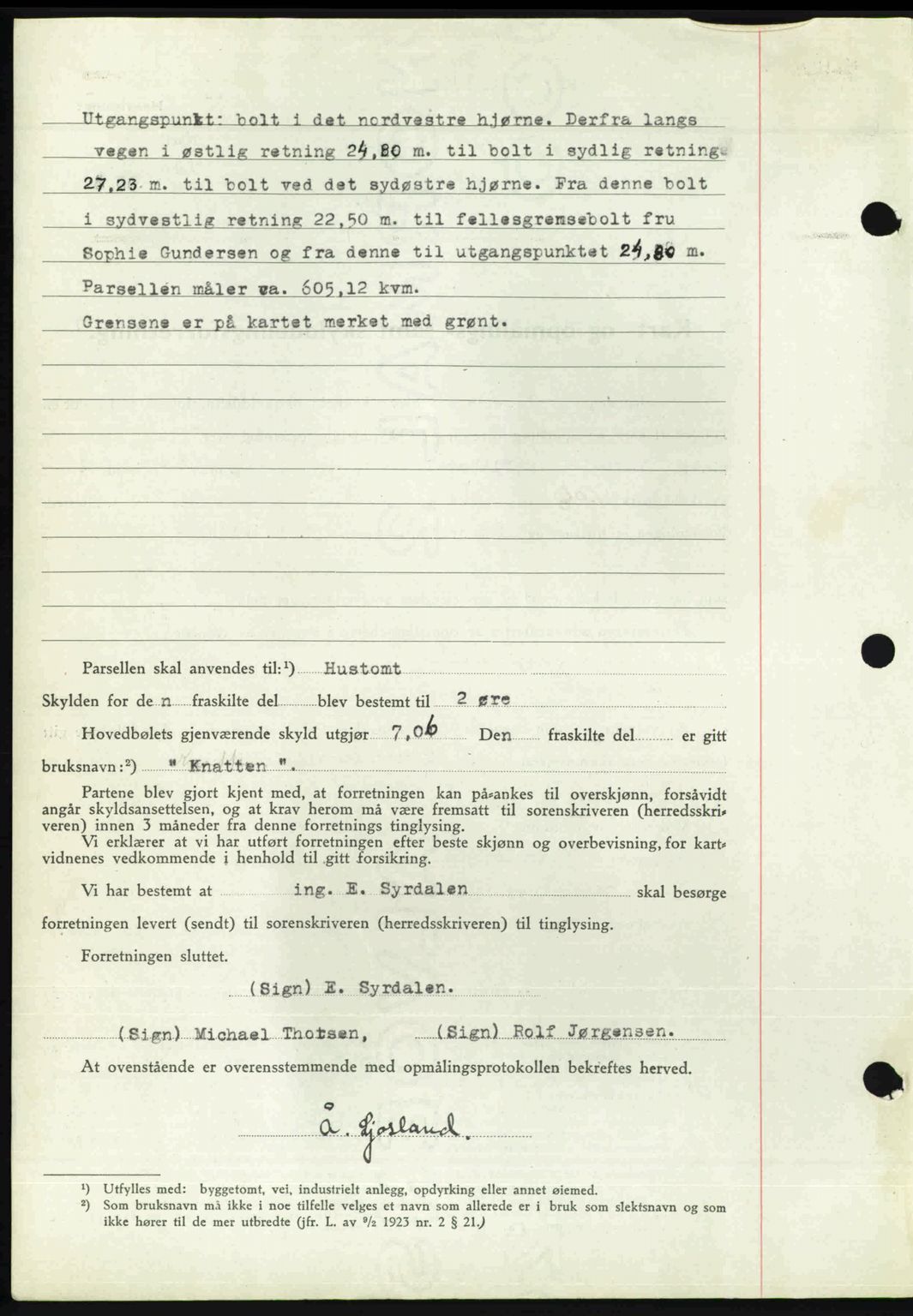 Nedenes sorenskriveri, SAK/1221-0006/G/Gb/Gba/L0060: Mortgage book no. A12, 1948-1949, Diary no: : 489/1949