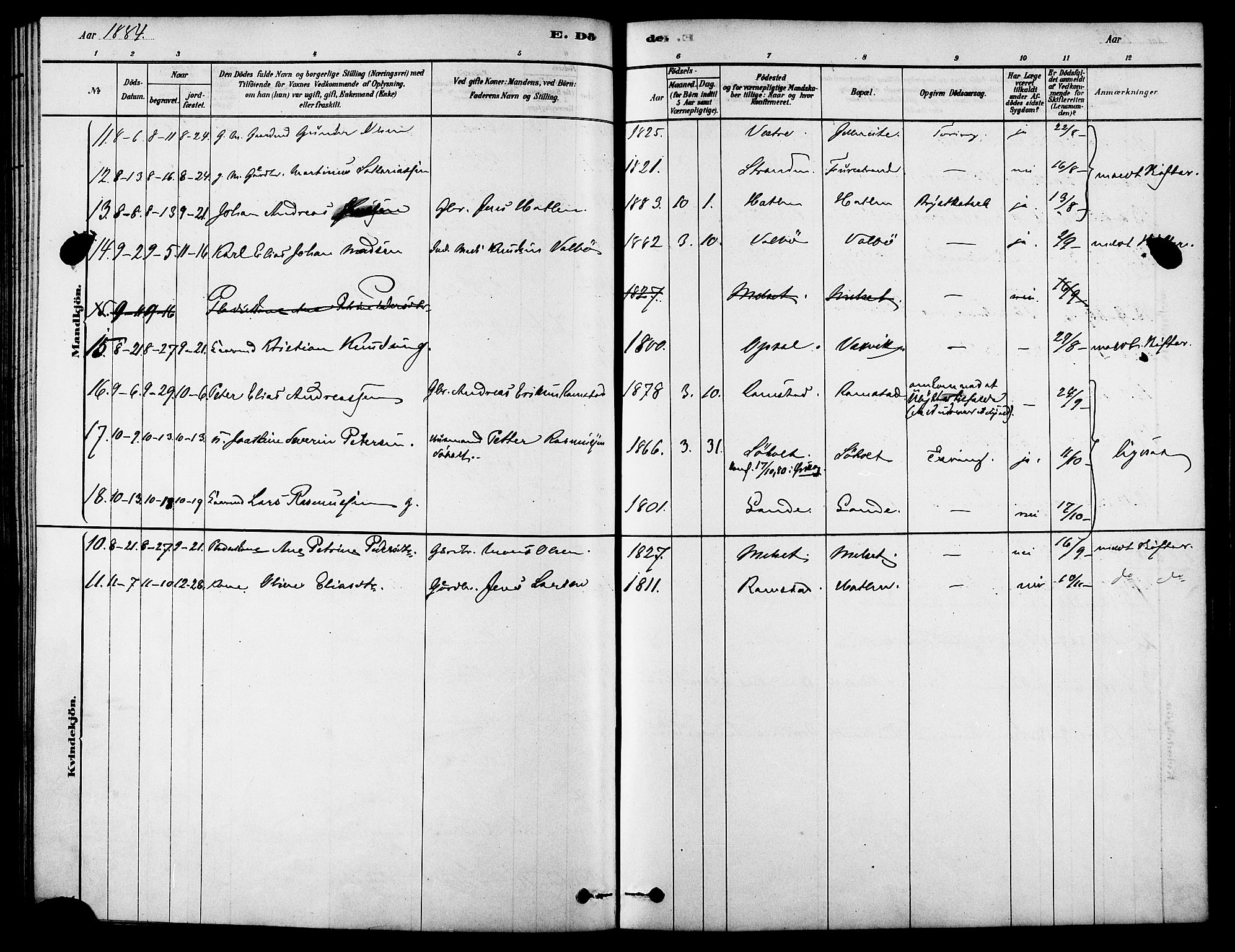 Ministerialprotokoller, klokkerbøker og fødselsregistre - Møre og Romsdal, AV/SAT-A-1454/522/L0315: Parish register (official) no. 522A10, 1878-1890