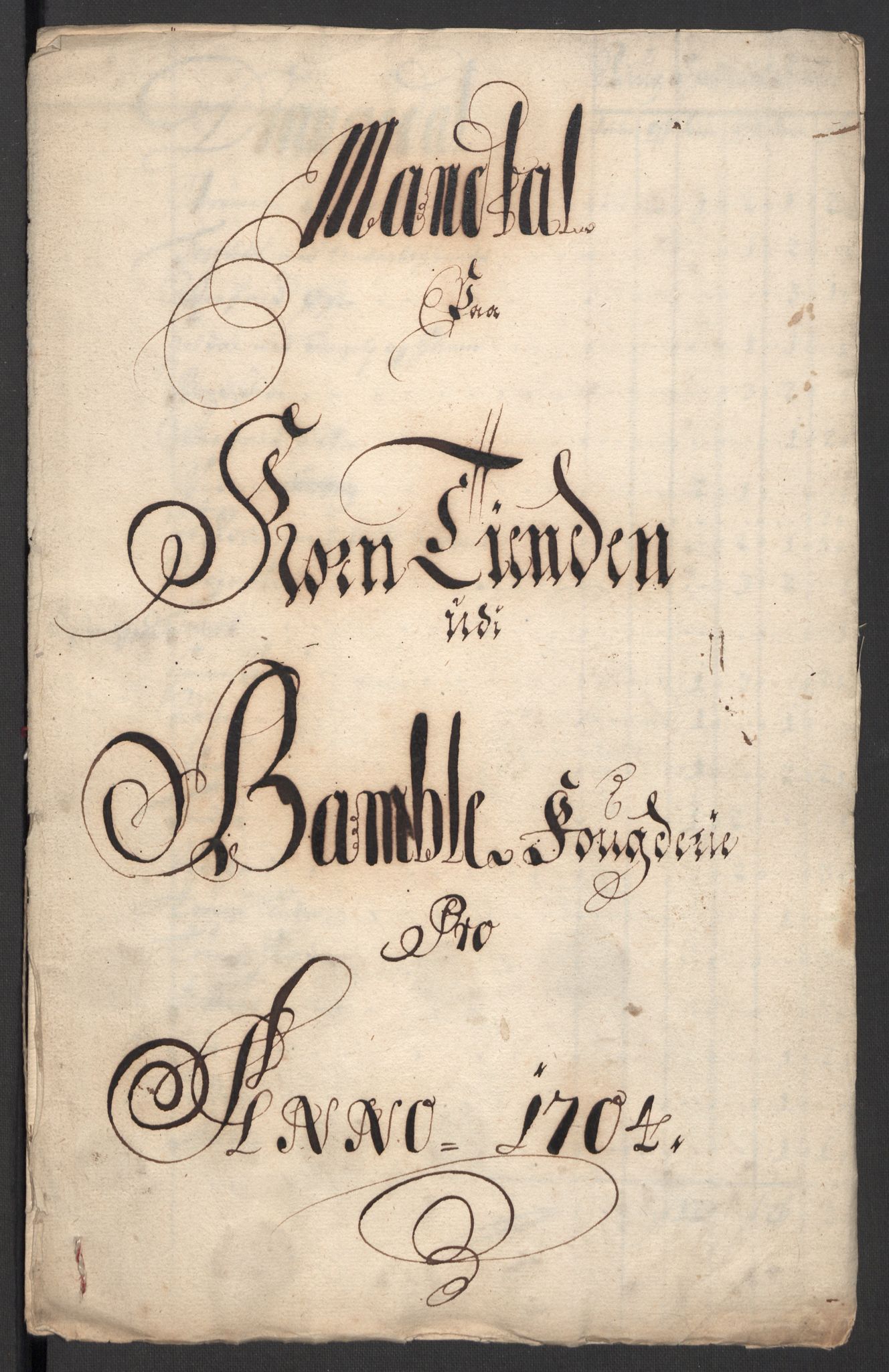 Rentekammeret inntil 1814, Reviderte regnskaper, Fogderegnskap, AV/RA-EA-4092/R36/L2112: Fogderegnskap Øvre og Nedre Telemark og Bamble, 1704, p. 31