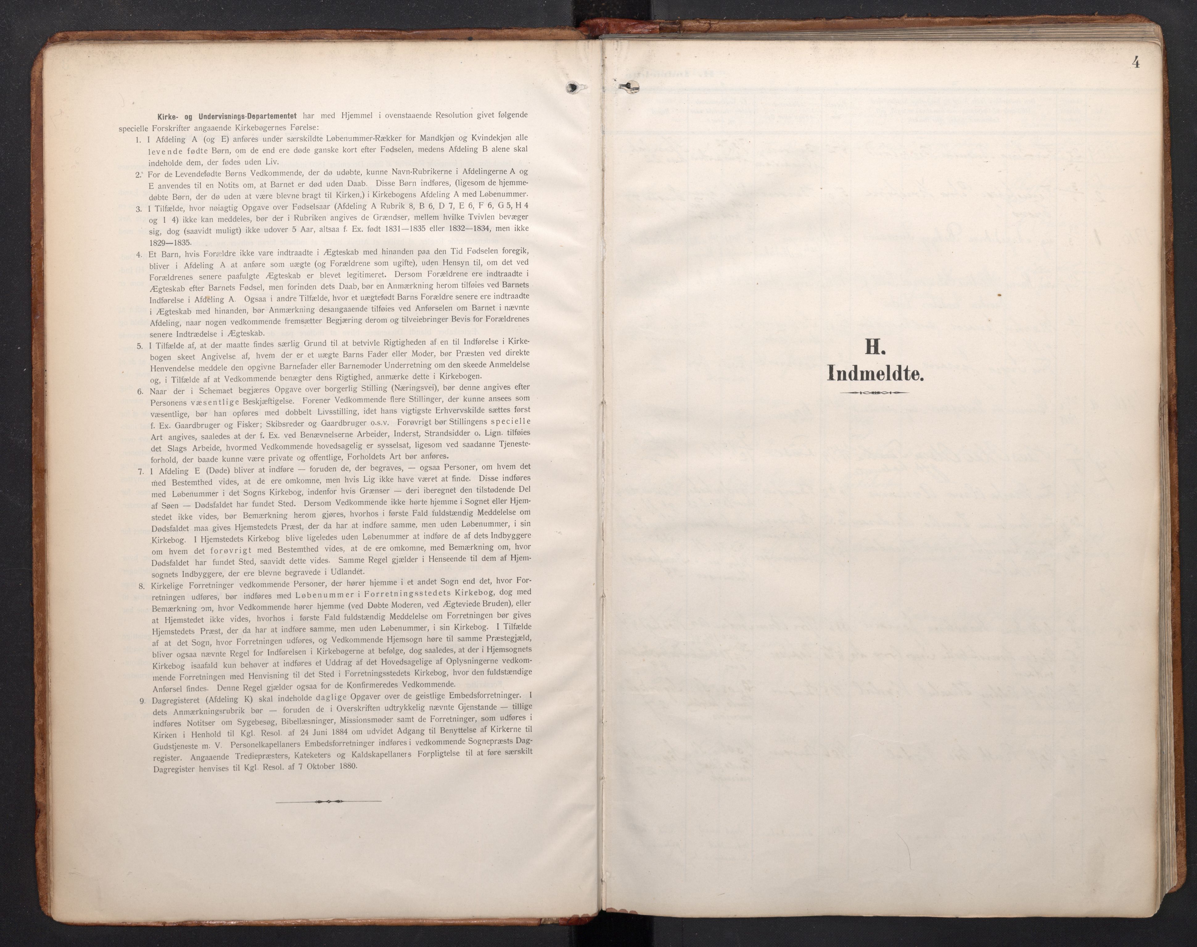 Domkirken sokneprestembete, SAB/A-74801/H/Haa: Parish register (official) no. I 2, 1909-2002, p. 3b-4a