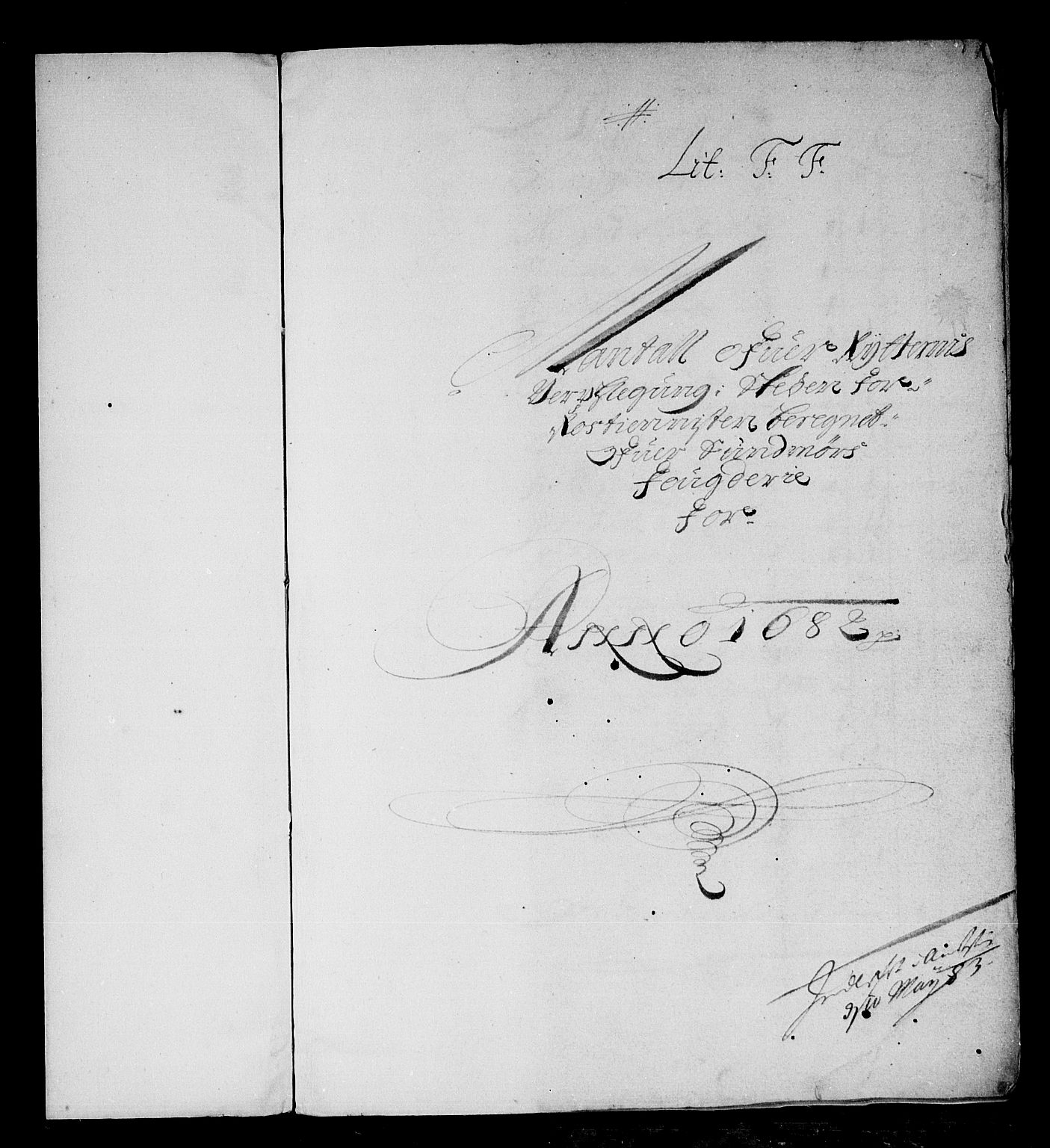 Rentekammeret inntil 1814, Reviderte regnskaper, Stiftamtstueregnskaper, Bergen stiftamt, AV/RA-EA-6043/R/Rc/L0064: Bergen stiftamt, 1682