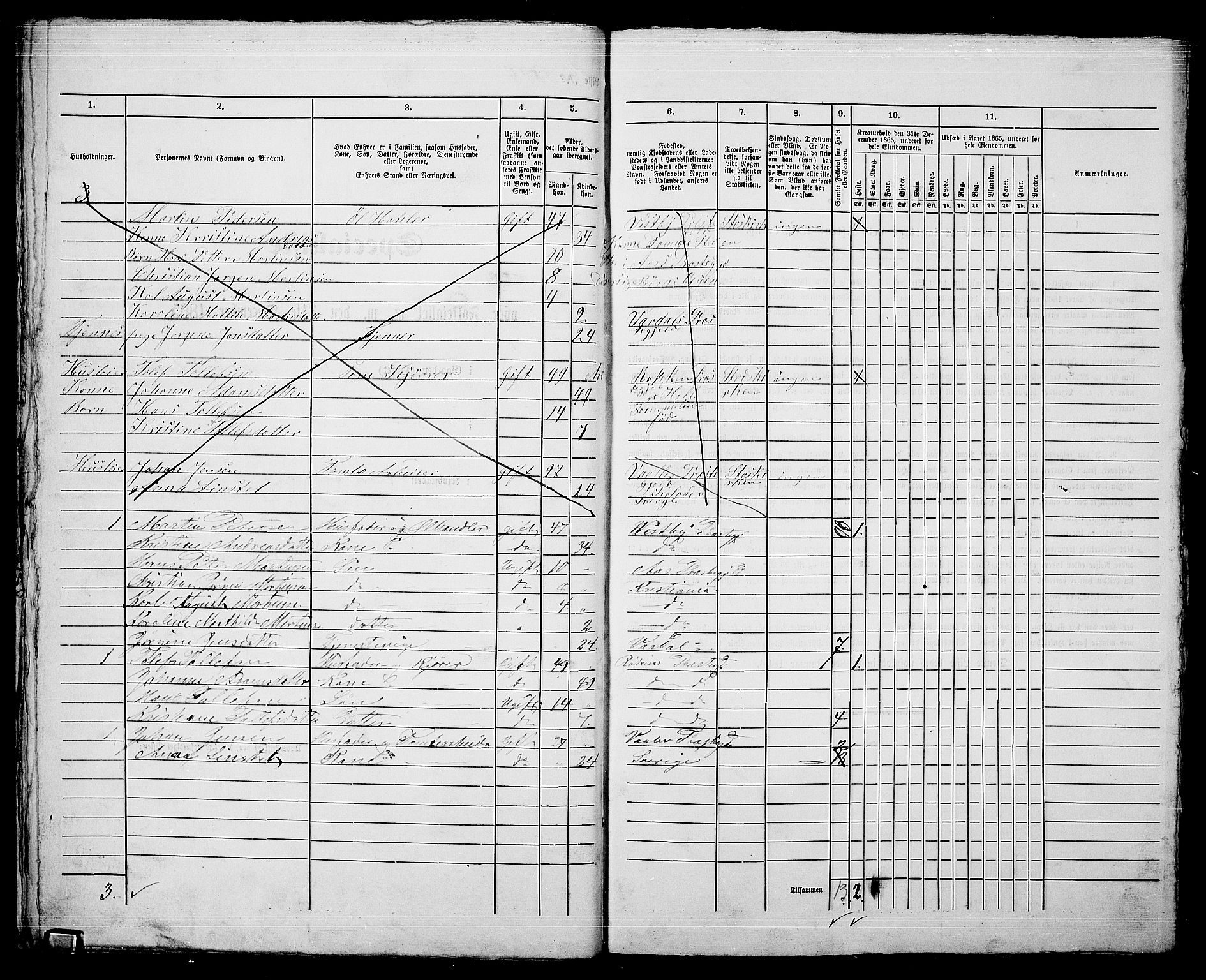 RA, 1865 census for Kristiania, 1865, p. 4084