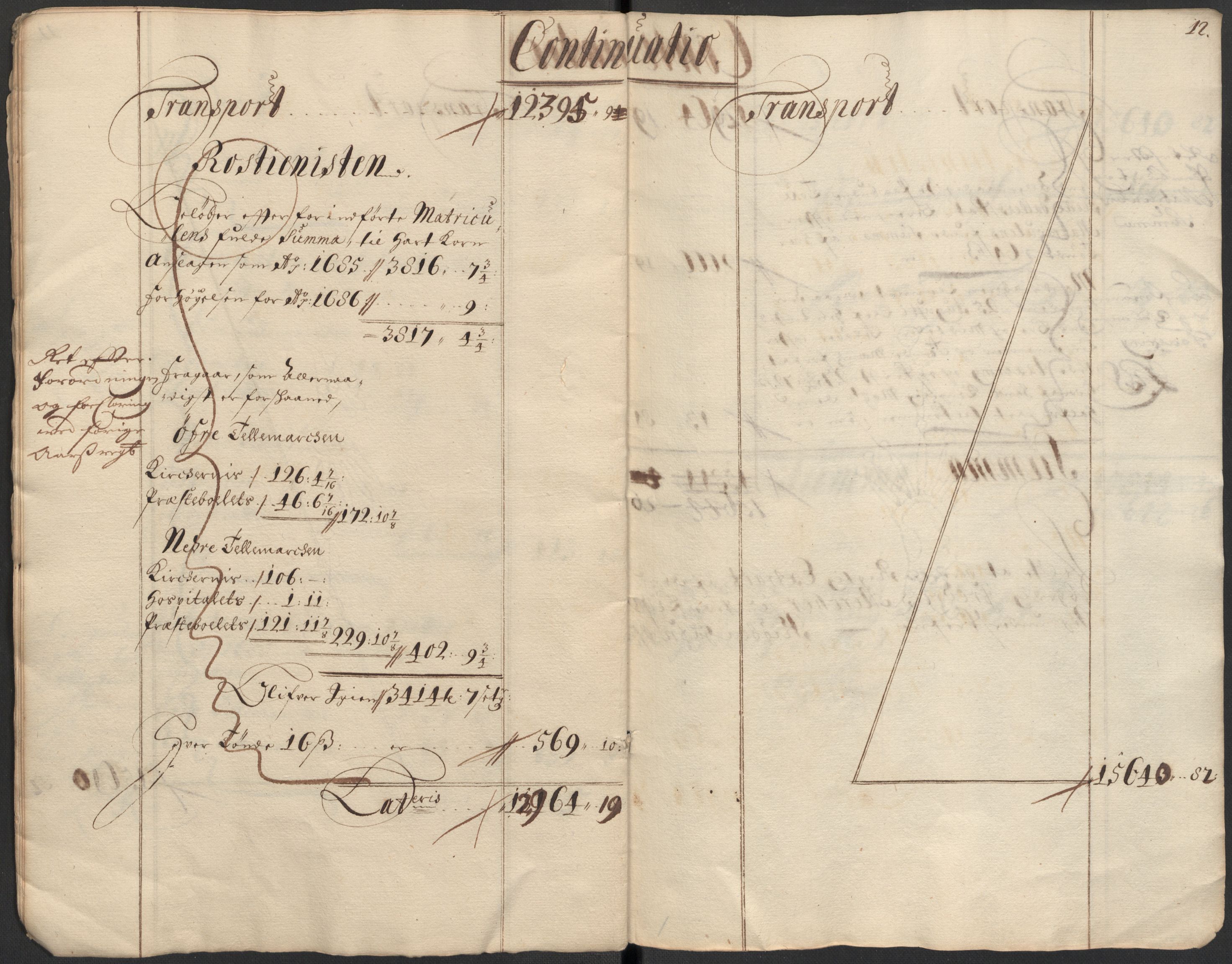 Rentekammeret inntil 1814, Reviderte regnskaper, Fogderegnskap, AV/RA-EA-4092/R35/L2083: Fogderegnskap Øvre og Nedre Telemark, 1686, p. 14