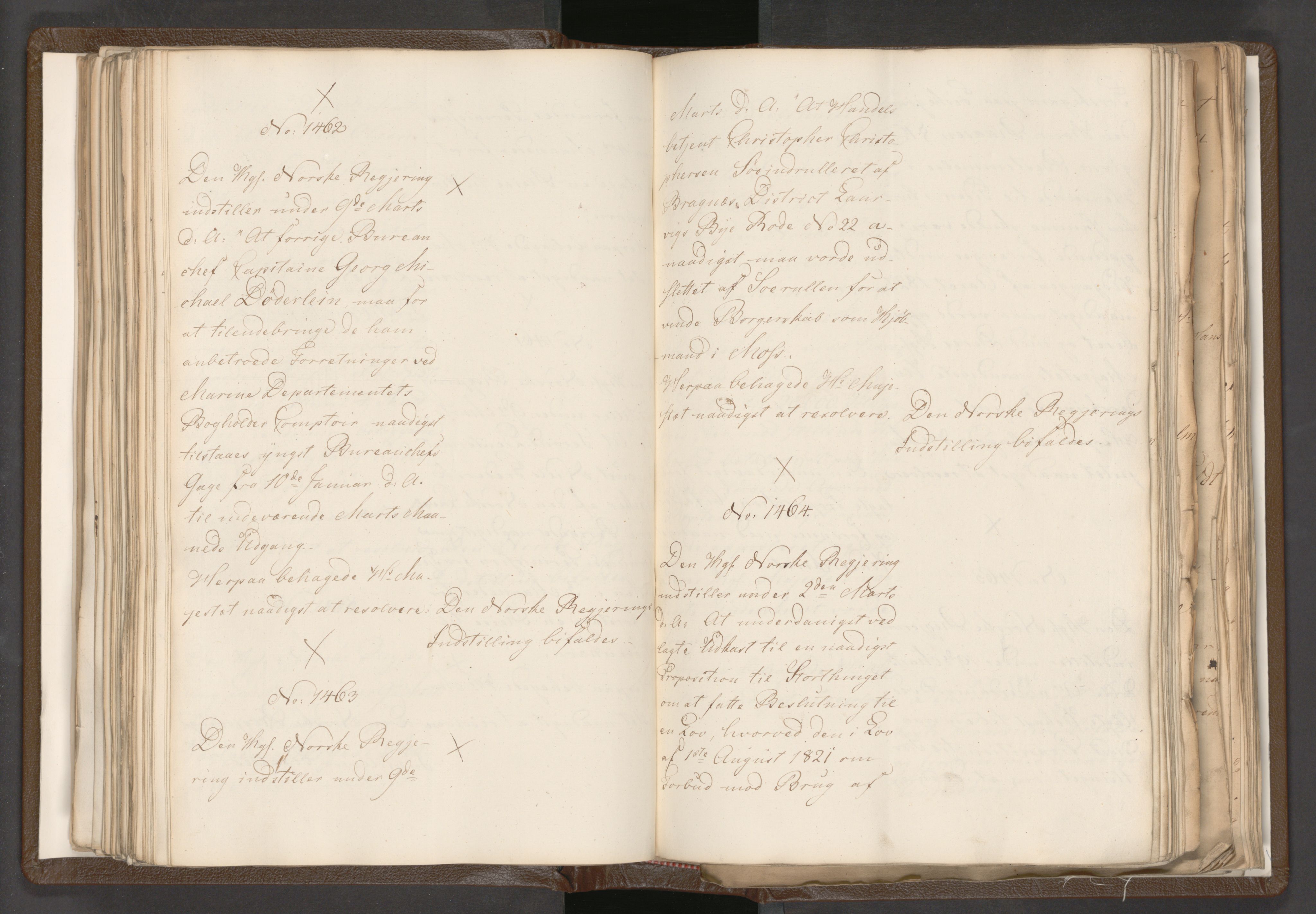 Statsrådssekretariatet, AV/RA-S-1001/A/Ab/L0018: Kgl. res. nr. 1112-1753, 1. halvår, 1824