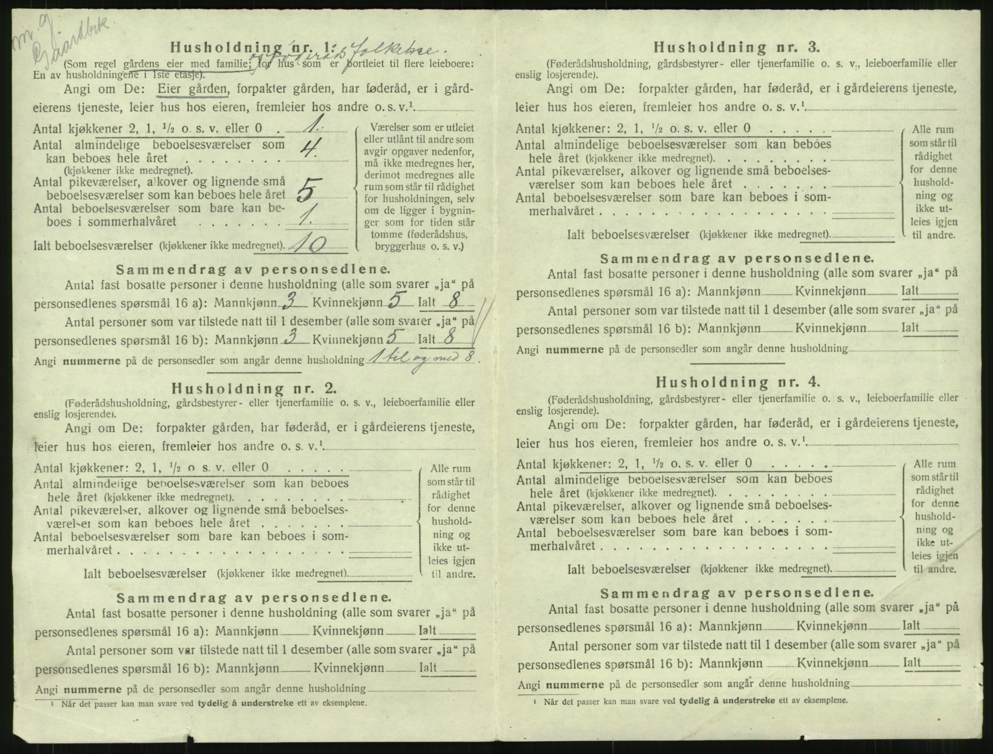 SAT, 1920 census for Sunndal, 1920, p. 641