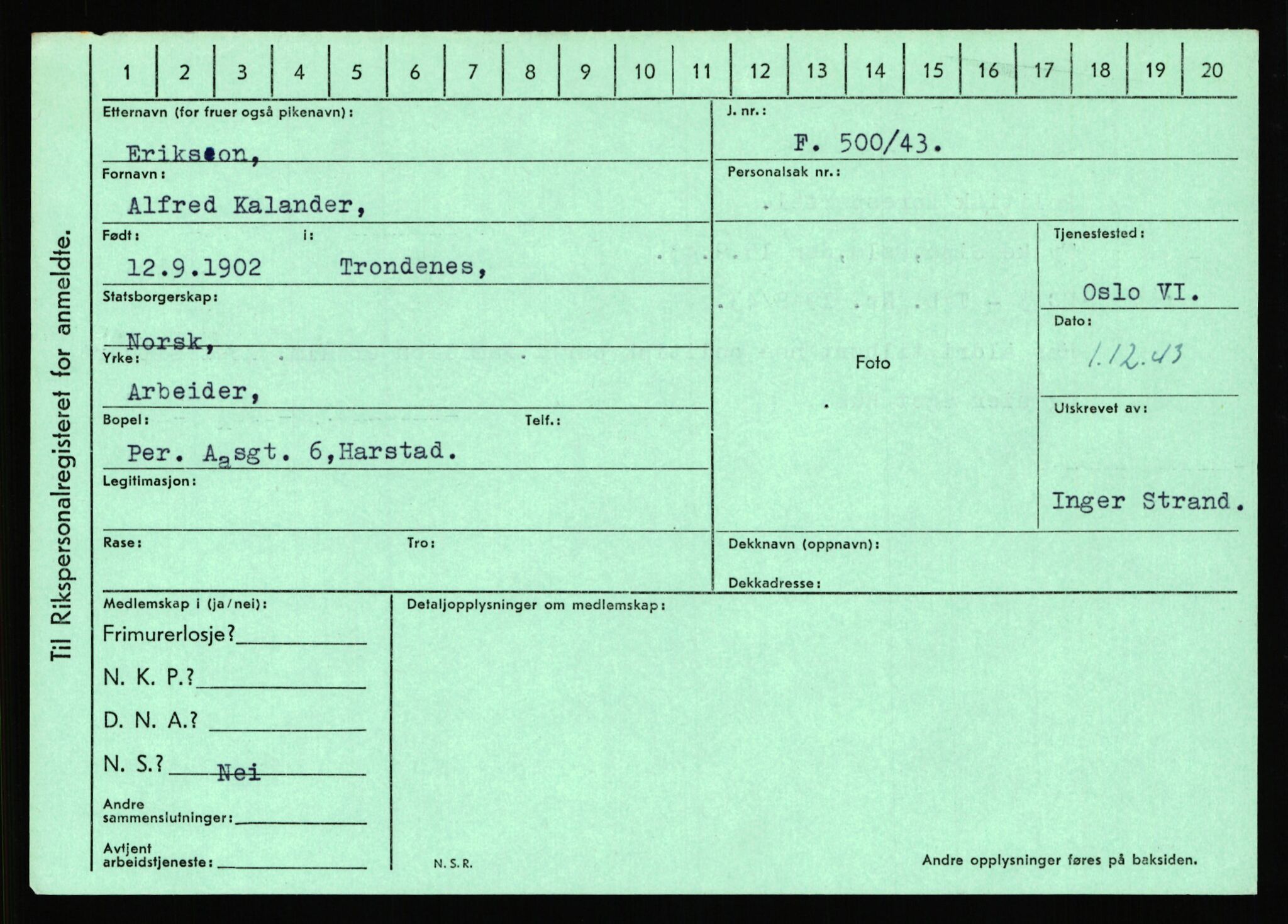 Statspolitiet - Hovedkontoret / Osloavdelingen, AV/RA-S-1329/C/Ca/L0004: Eid - funn av gjenstander	, 1943-1945, p. 2029