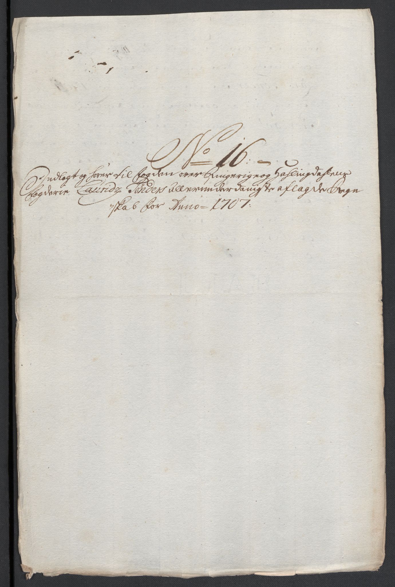 Rentekammeret inntil 1814, Reviderte regnskaper, Fogderegnskap, RA/EA-4092/R22/L1466: Fogderegnskap Ringerike, Hallingdal og Buskerud, 1707, p. 261