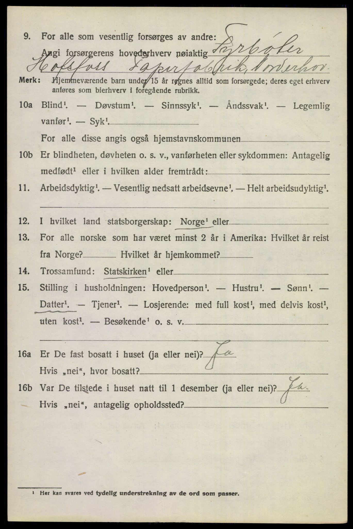 SAKO, 1920 census for Norderhov, 1920, p. 8198