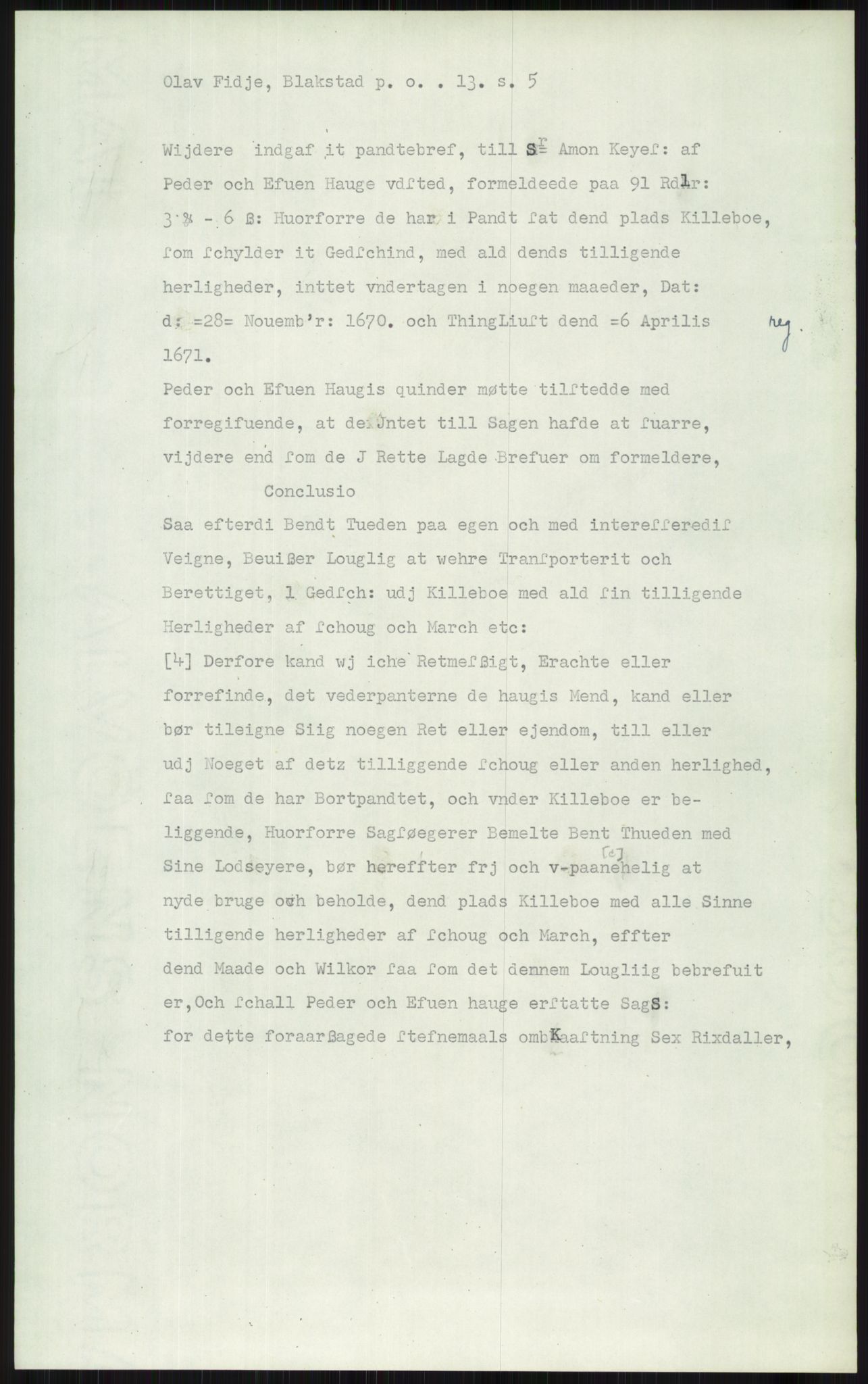 Samlinger til kildeutgivelse, Diplomavskriftsamlingen, AV/RA-EA-4053/H/Ha, p. 1892