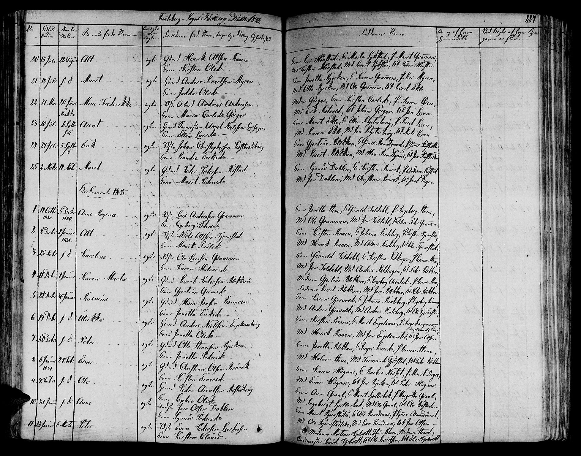 Ministerialprotokoller, klokkerbøker og fødselsregistre - Sør-Trøndelag, SAT/A-1456/606/L0289: Parish register (official) no. 606A04 /4, 1826-1840, p. 224