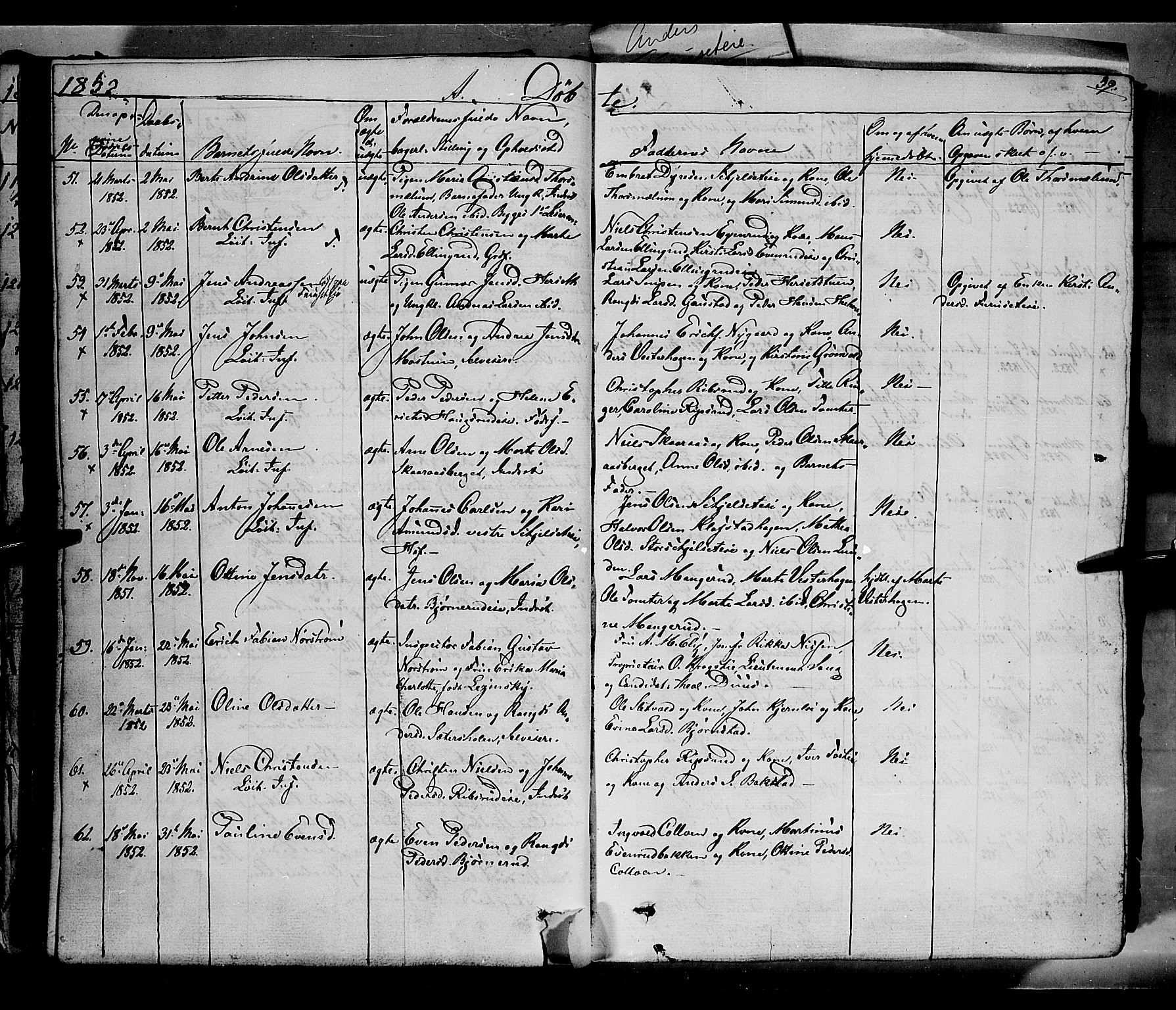 Romedal prestekontor, AV/SAH-PREST-004/K/L0004: Parish register (official) no. 4, 1847-1861, p. 59