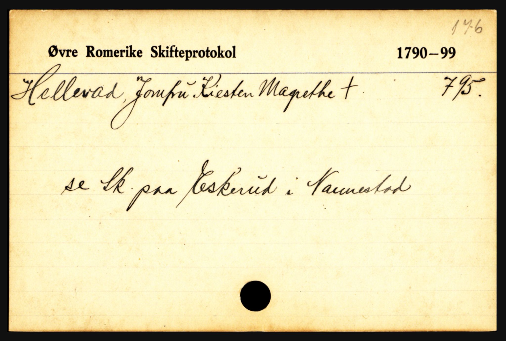 Øvre Romerike sorenskriveri, SAO/A-10649/H, 1683-1865, p. 5403