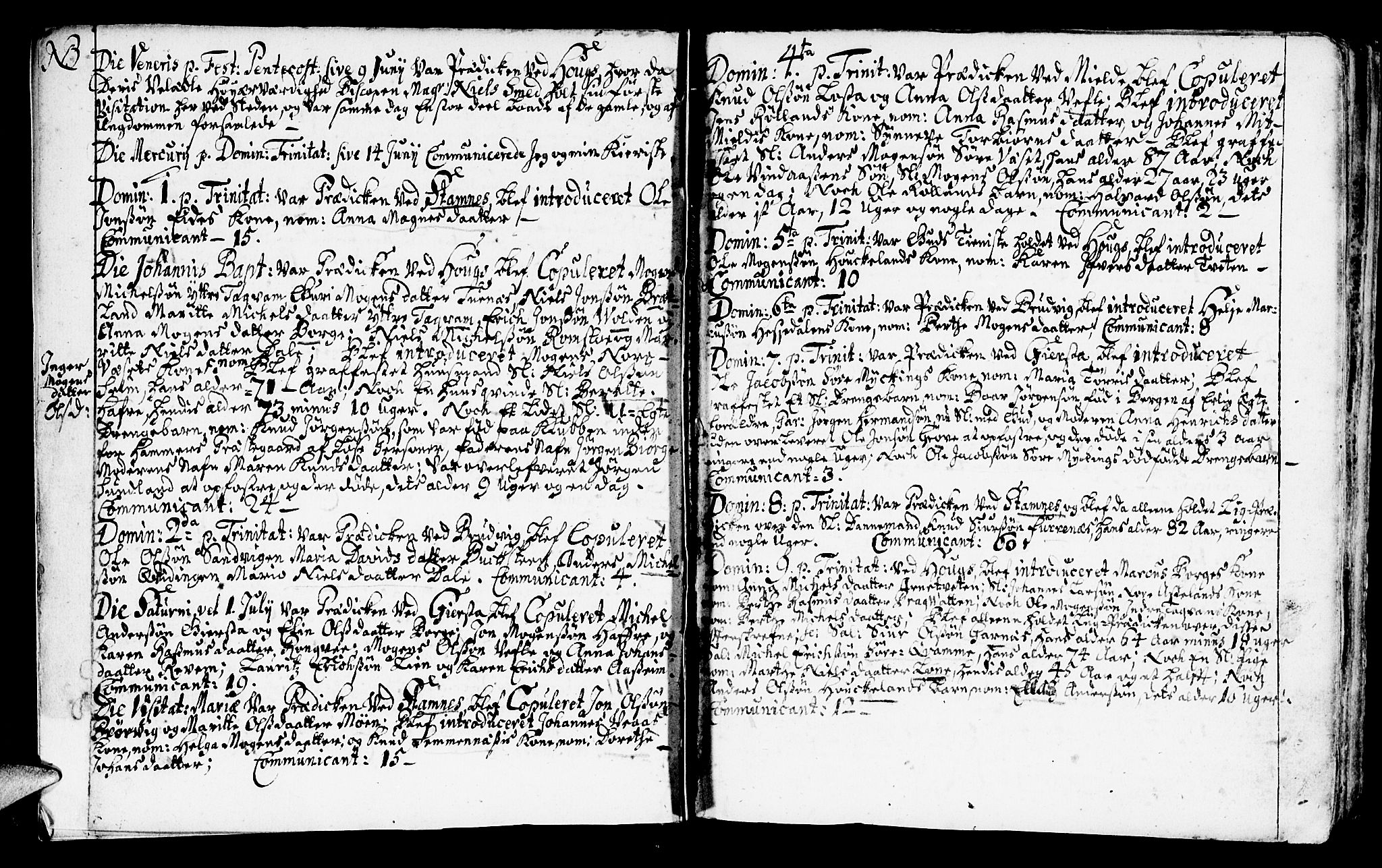 Haus sokneprestembete, AV/SAB-A-75601/H/Haa: Parish register (official) no. A 3, 1713-1722