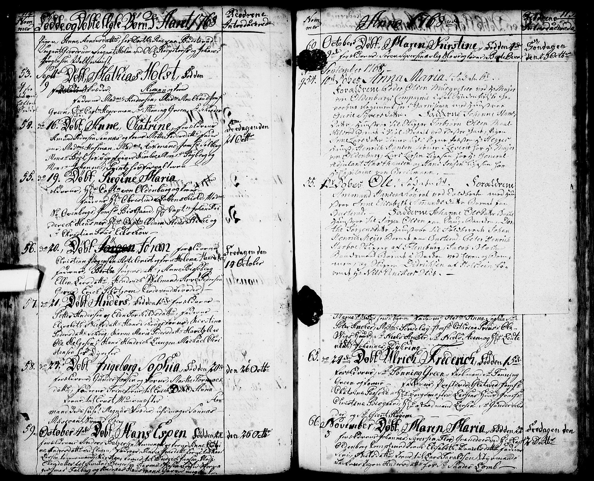 Halden prestekontor Kirkebøker, SAO/A-10909/F/Fa/L0001: Parish register (official) no. I 1, 1758-1791, p. 112-113