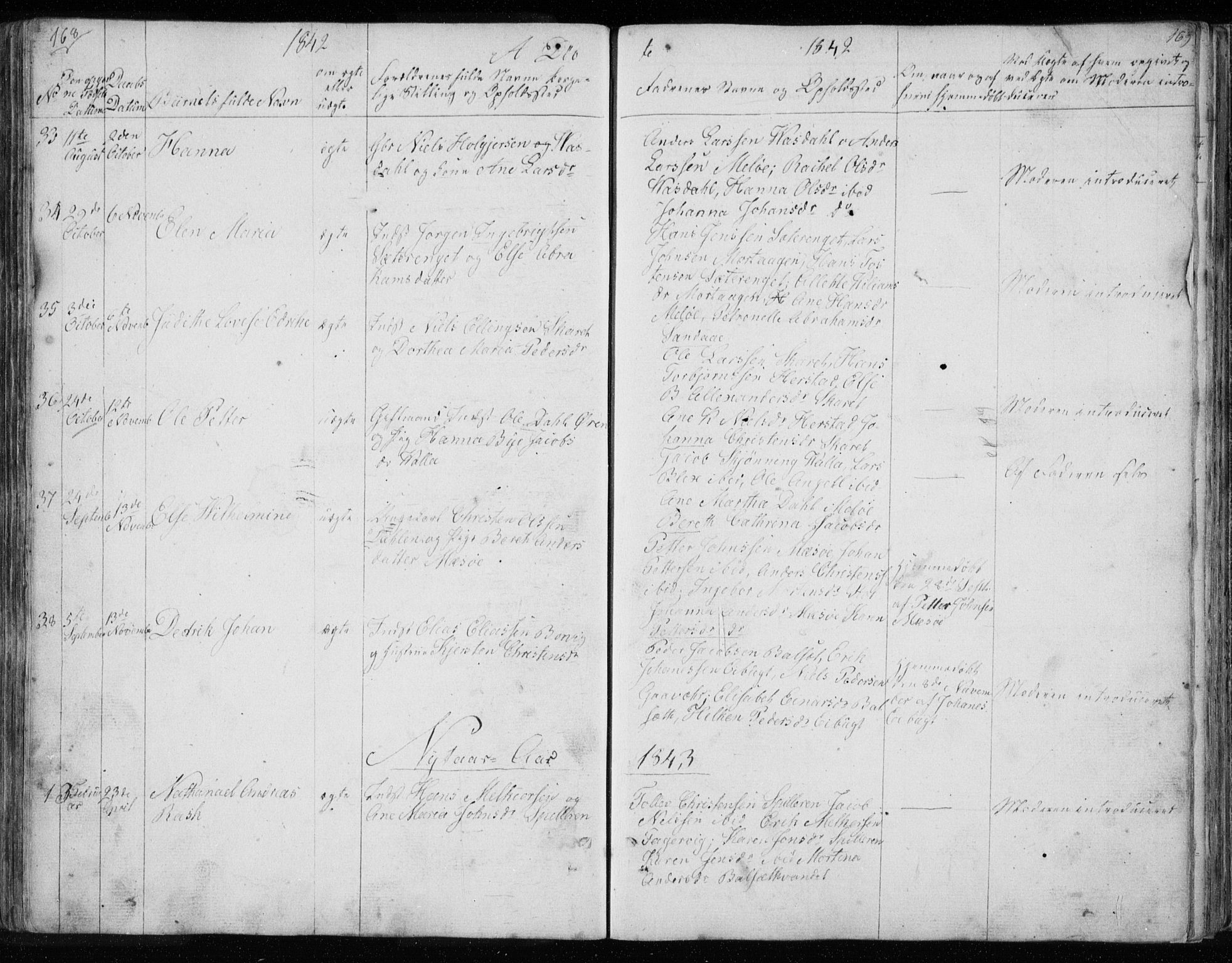 Ministerialprotokoller, klokkerbøker og fødselsregistre - Nordland, AV/SAT-A-1459/843/L0632: Parish register (copy) no. 843C01, 1833-1853, p. 168-169