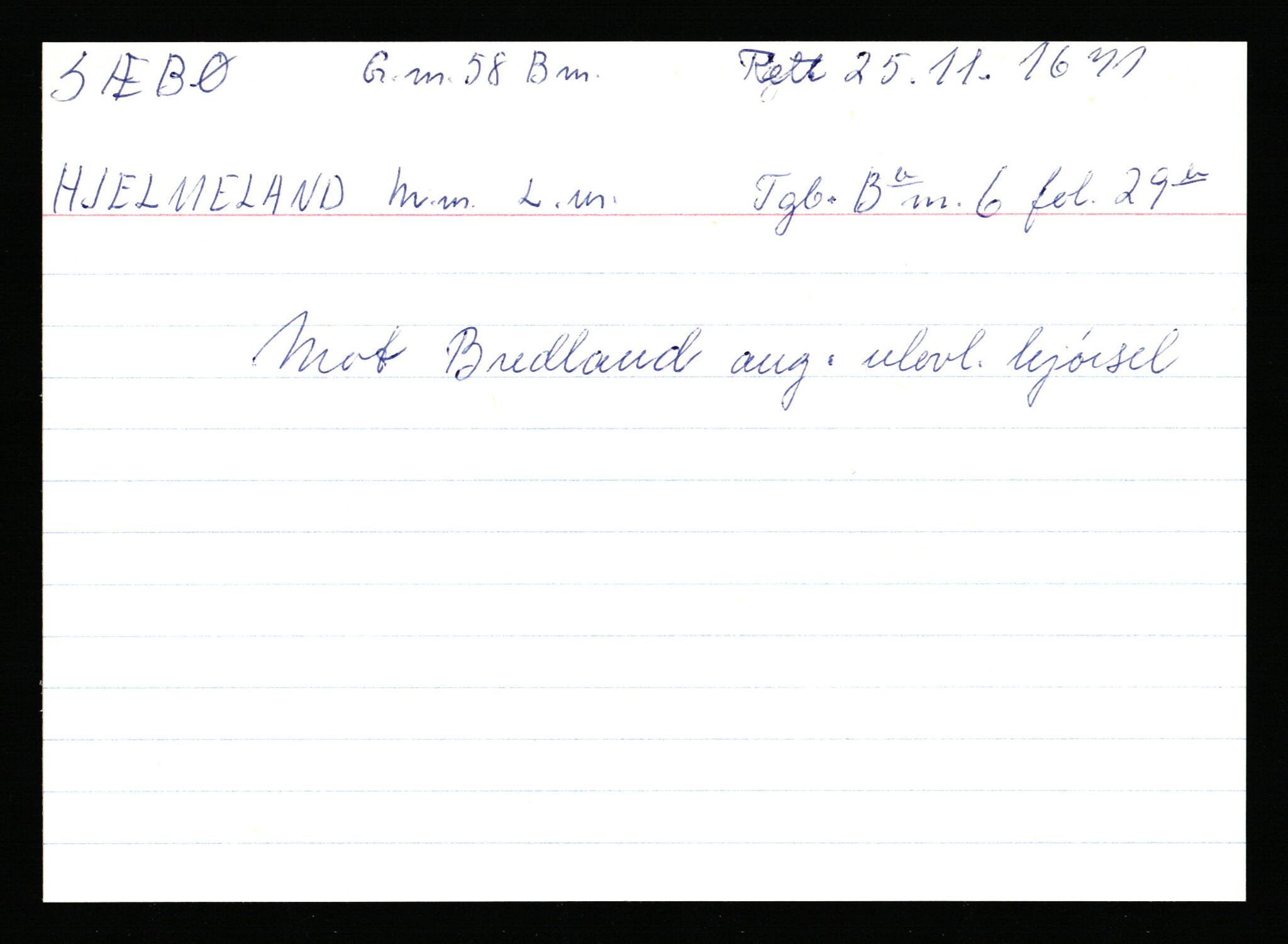 Statsarkivet i Stavanger, AV/SAST-A-101971/03/Y/Ym/L0058: Åstedskort sortert etter gårdsnavn: Sæbø - Sørhus, 1600-1950, p. 22
