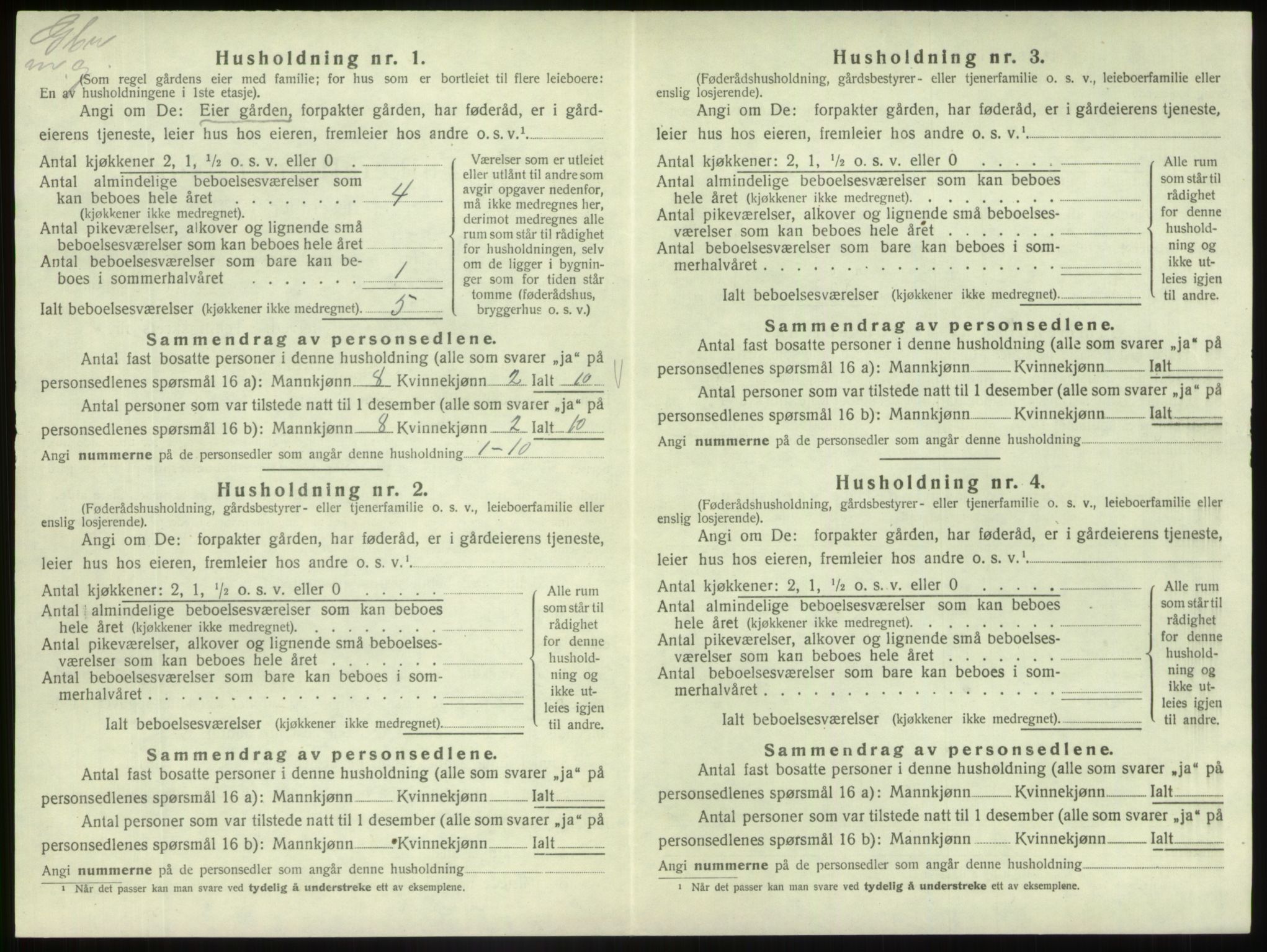 SAB, 1920 census for Fjaler, 1920, p. 355