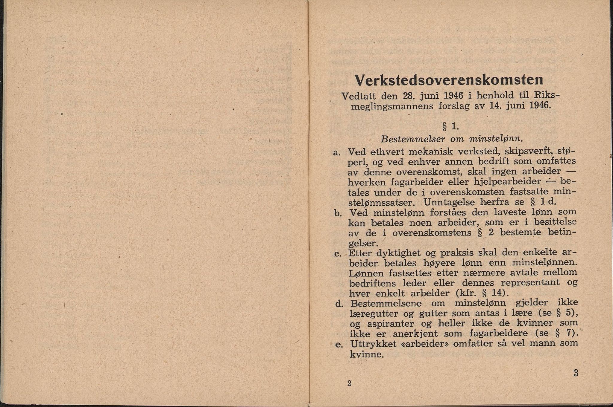 Norsk jern- og metallarbeiderforbund, AAB/ARK-1659/O/L0001/0019: Verkstedsoverenskomsten / Verkstedsoverenskomsten, 1946